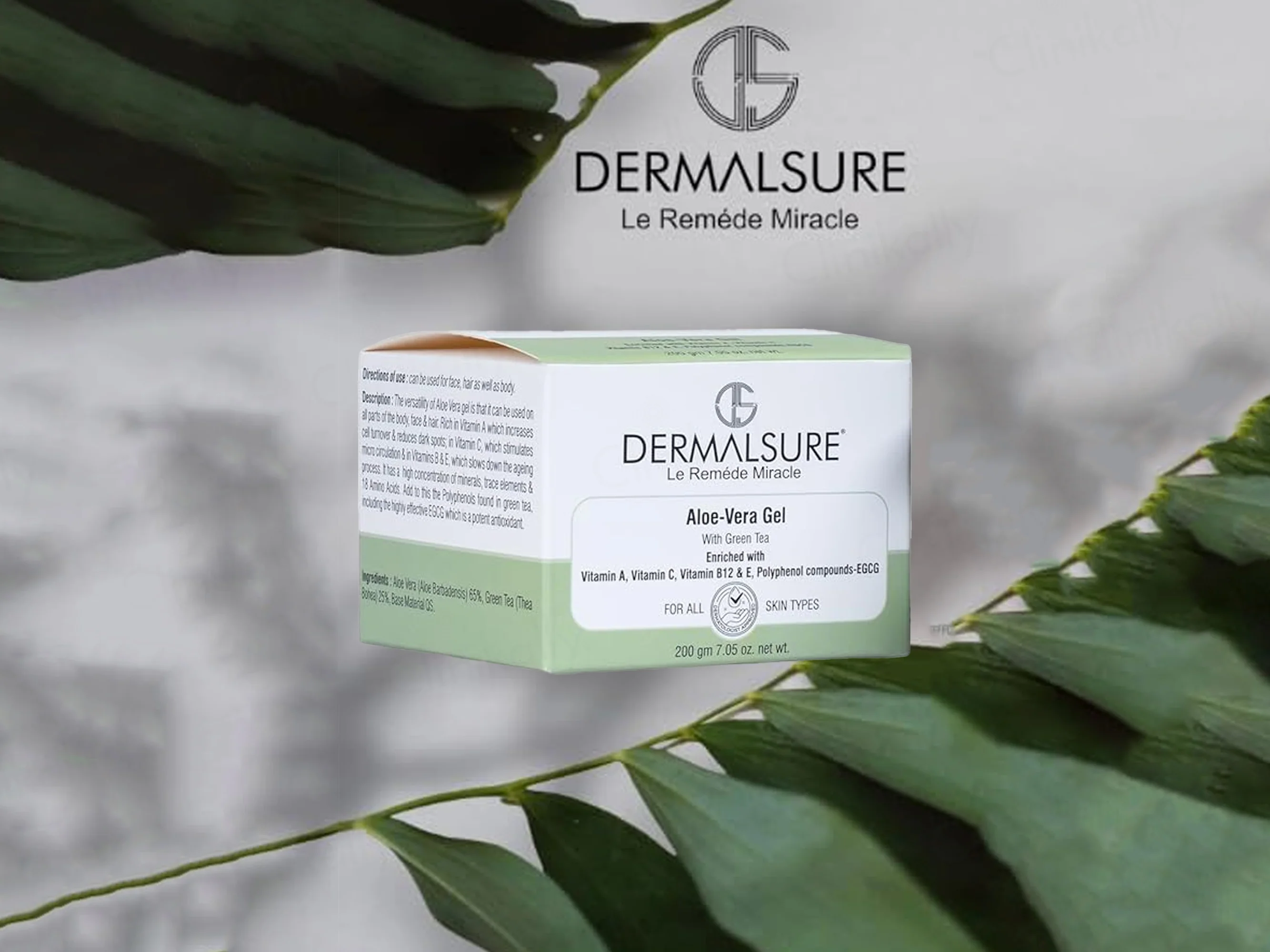 Dermalsure Aloe Vera & Green Tea Gel - Image 2