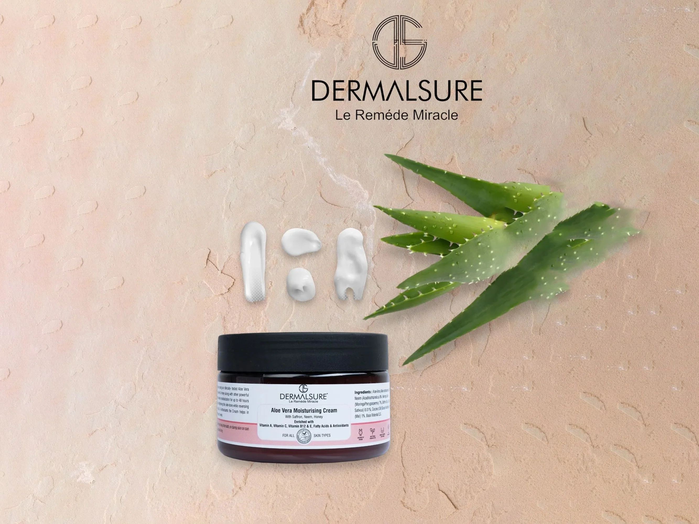 Dermalsure Aloe Vera Moisturising Cream - Image 4