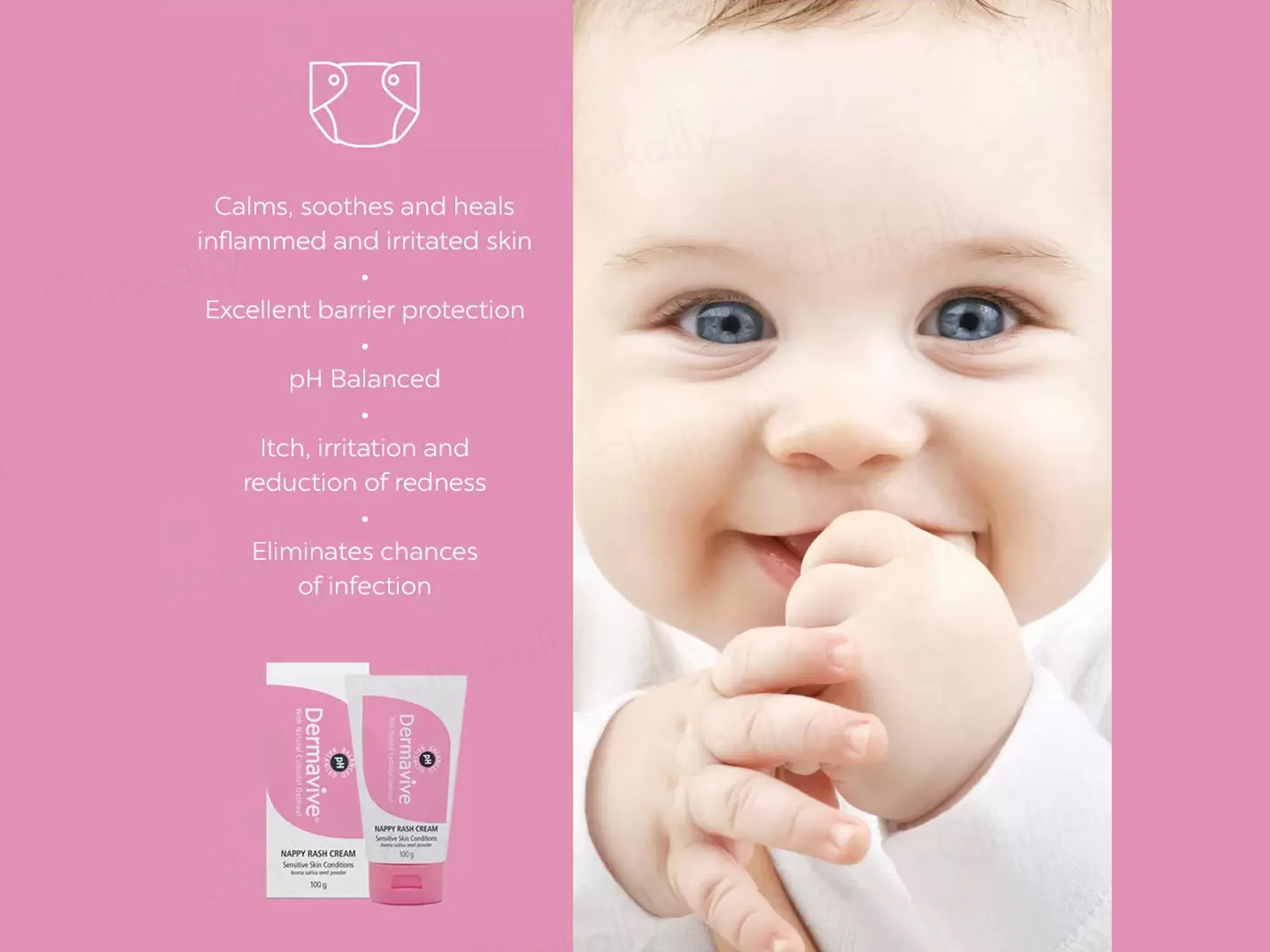 Dermavive Nappy Rash Cream - Image 5