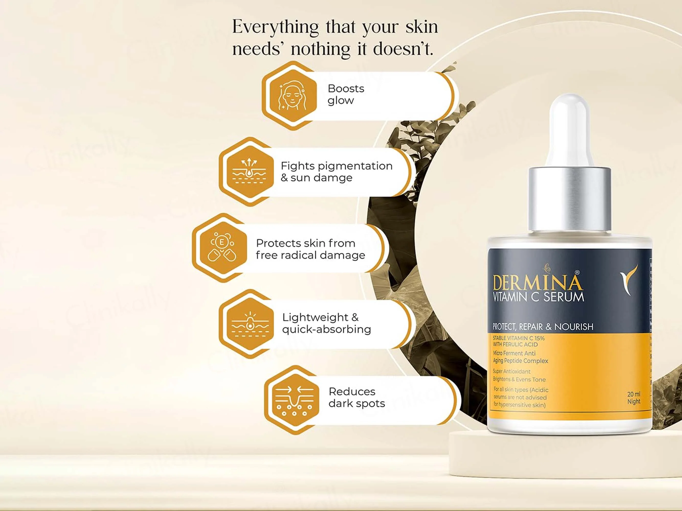 Dermina 15% Vitamin C Face Serum - Image 6