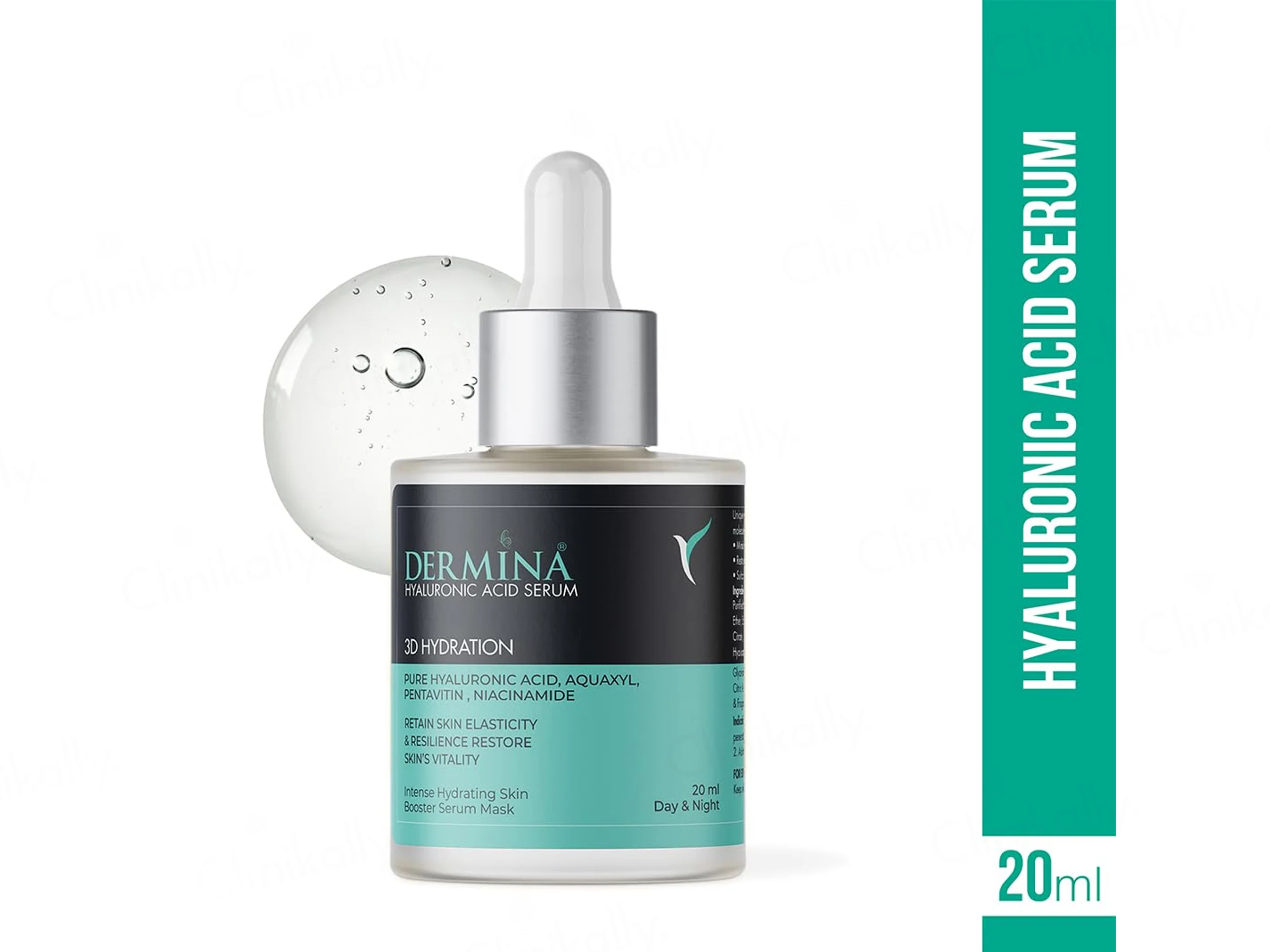 Dermina 3D Hydration Hyaluronic Acid Face Serum - Image 3