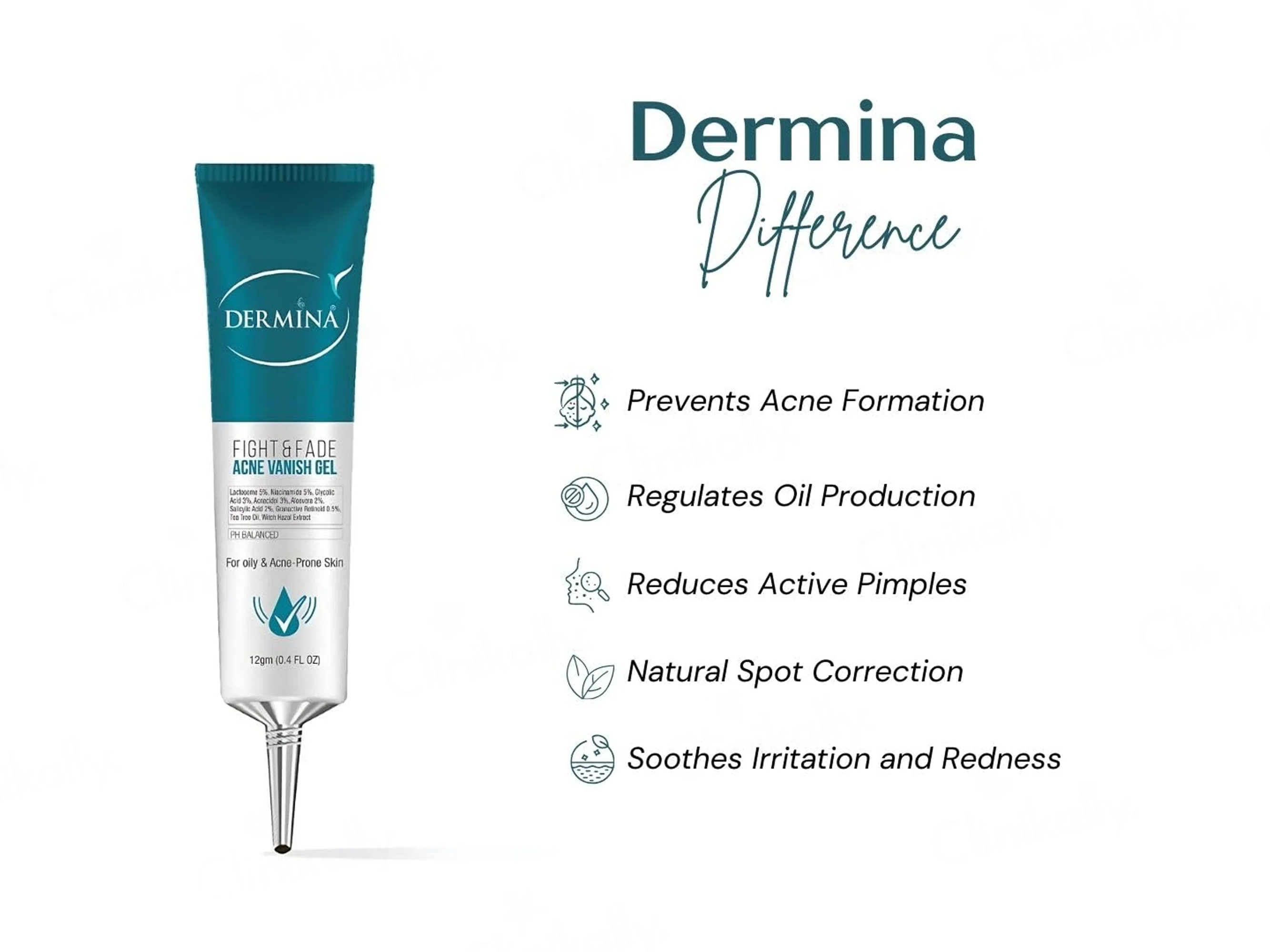Dermina Fight & Fade Acne Vanish Gel - Image 4