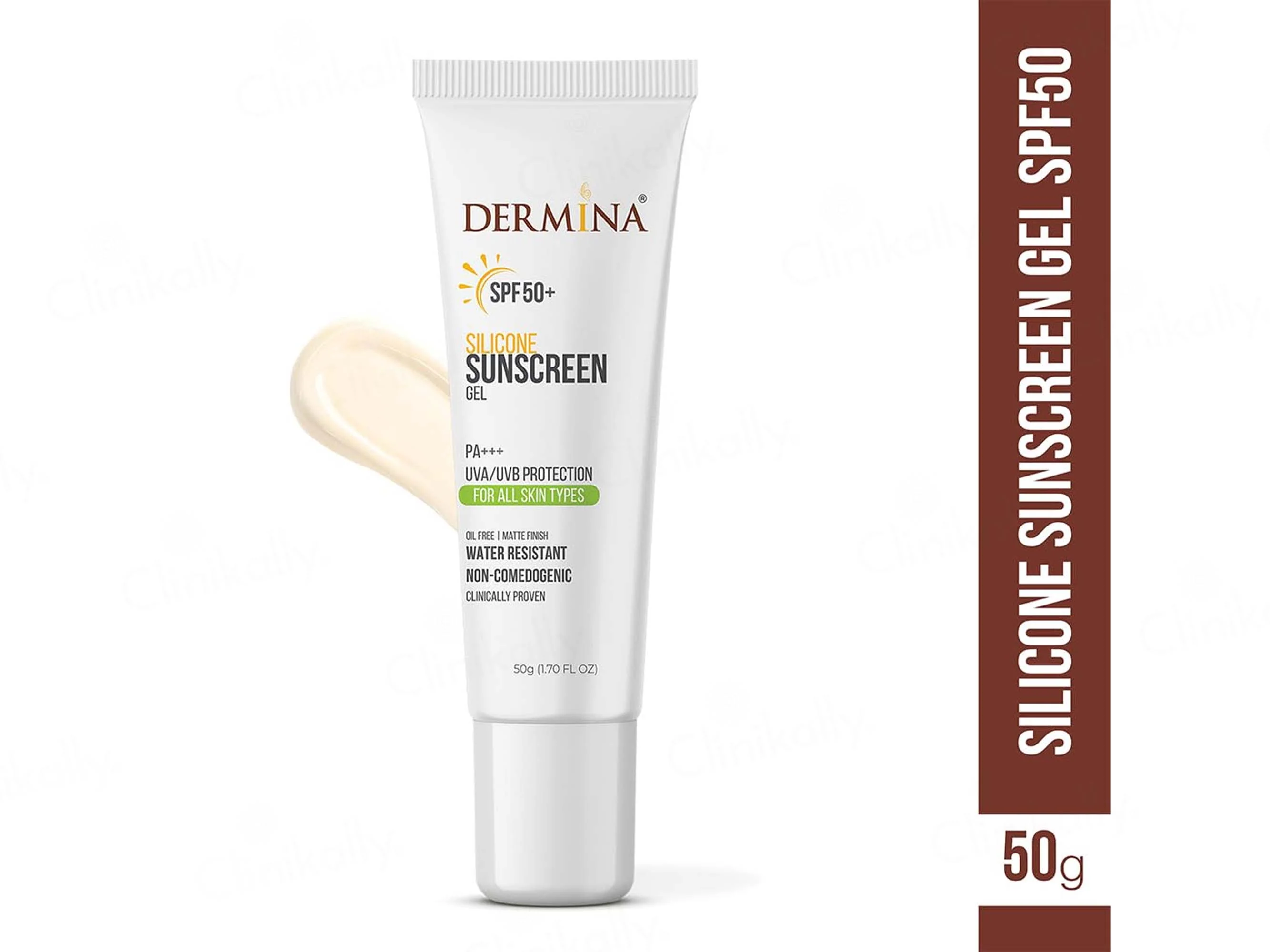 Dermina Silicone Sunscreen Gel SPF 50+ PA+++ - Image 2