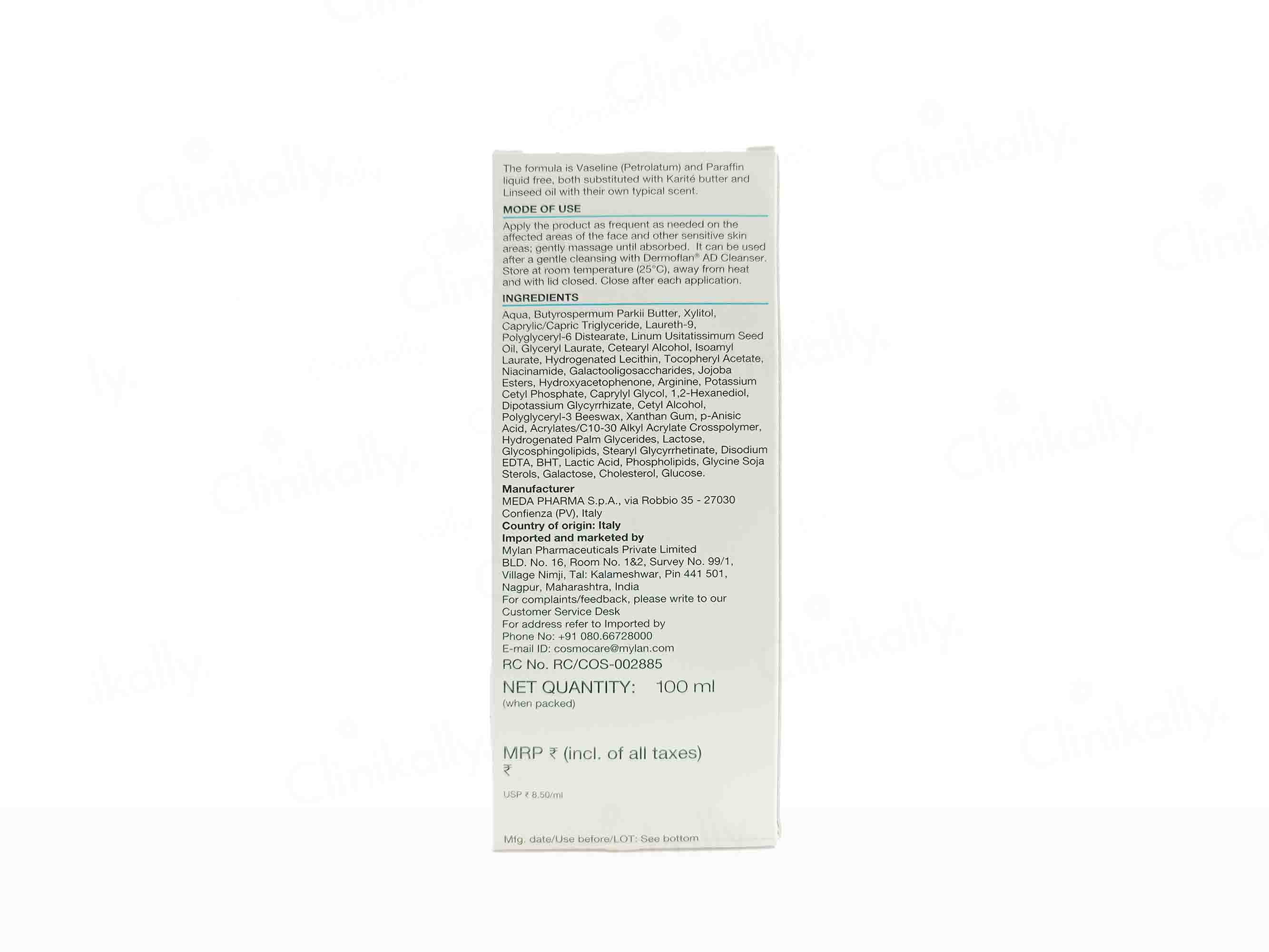 Dermoflan AD Sensitive Skin Emollient - Image 4