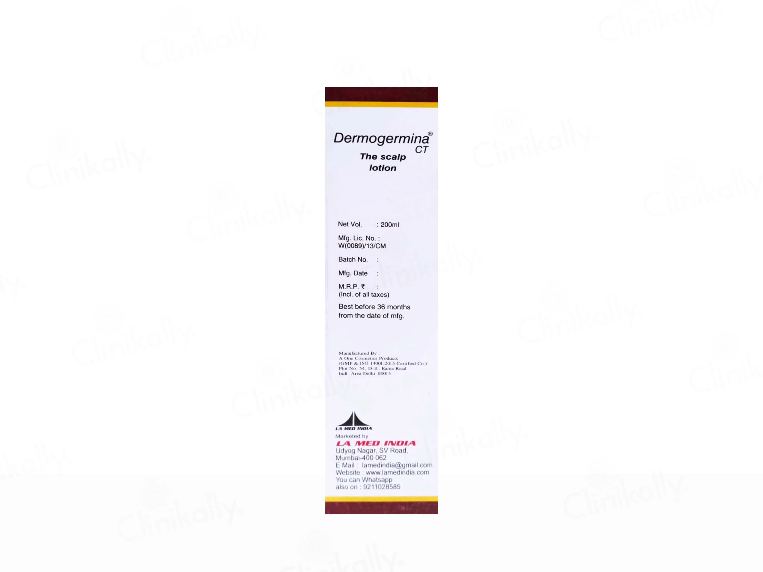 Dermogermina CT Scalp Lotion - Image 3