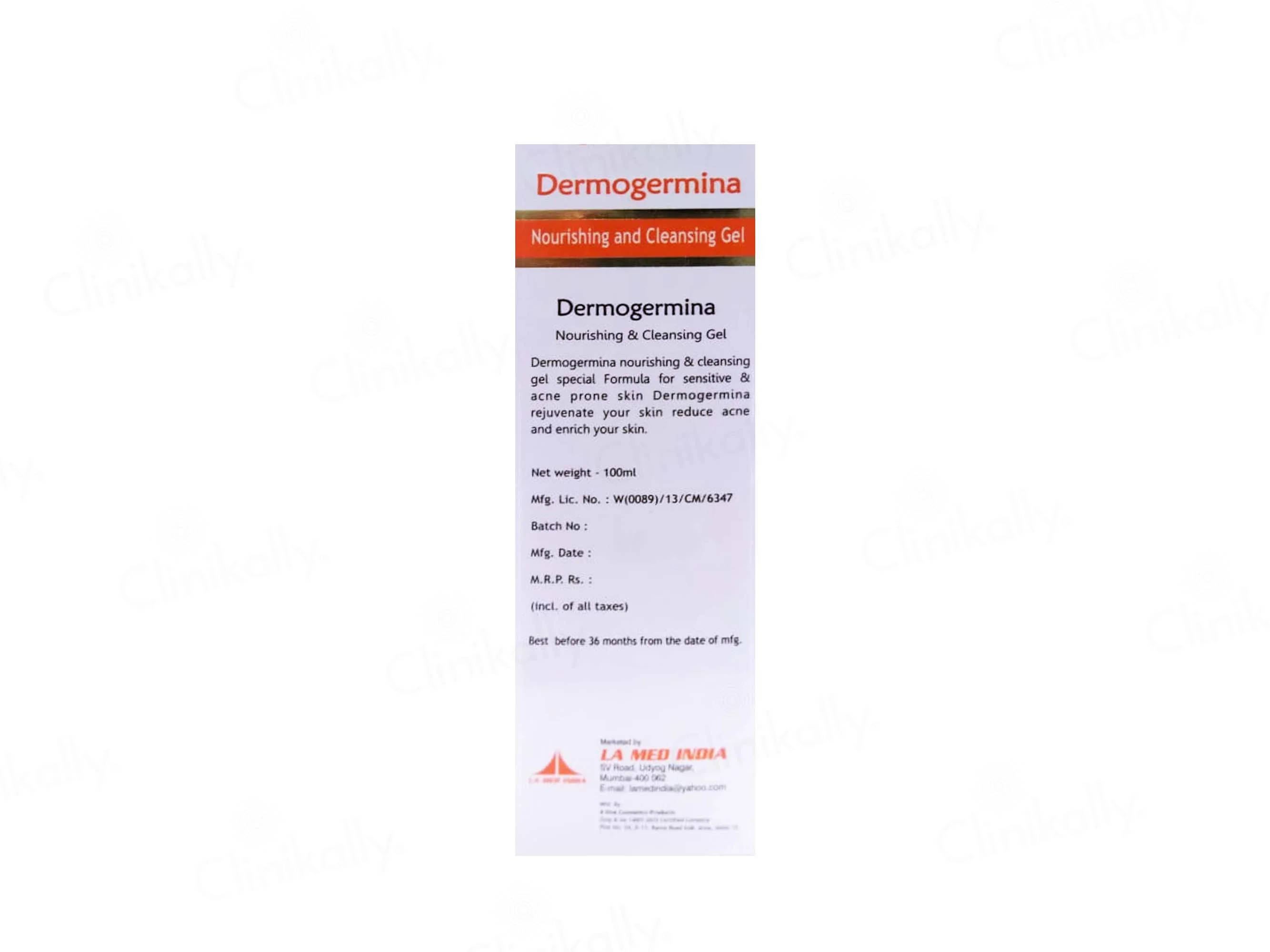 Dermogermina Nourishing And Cleansing Gel - Image 3