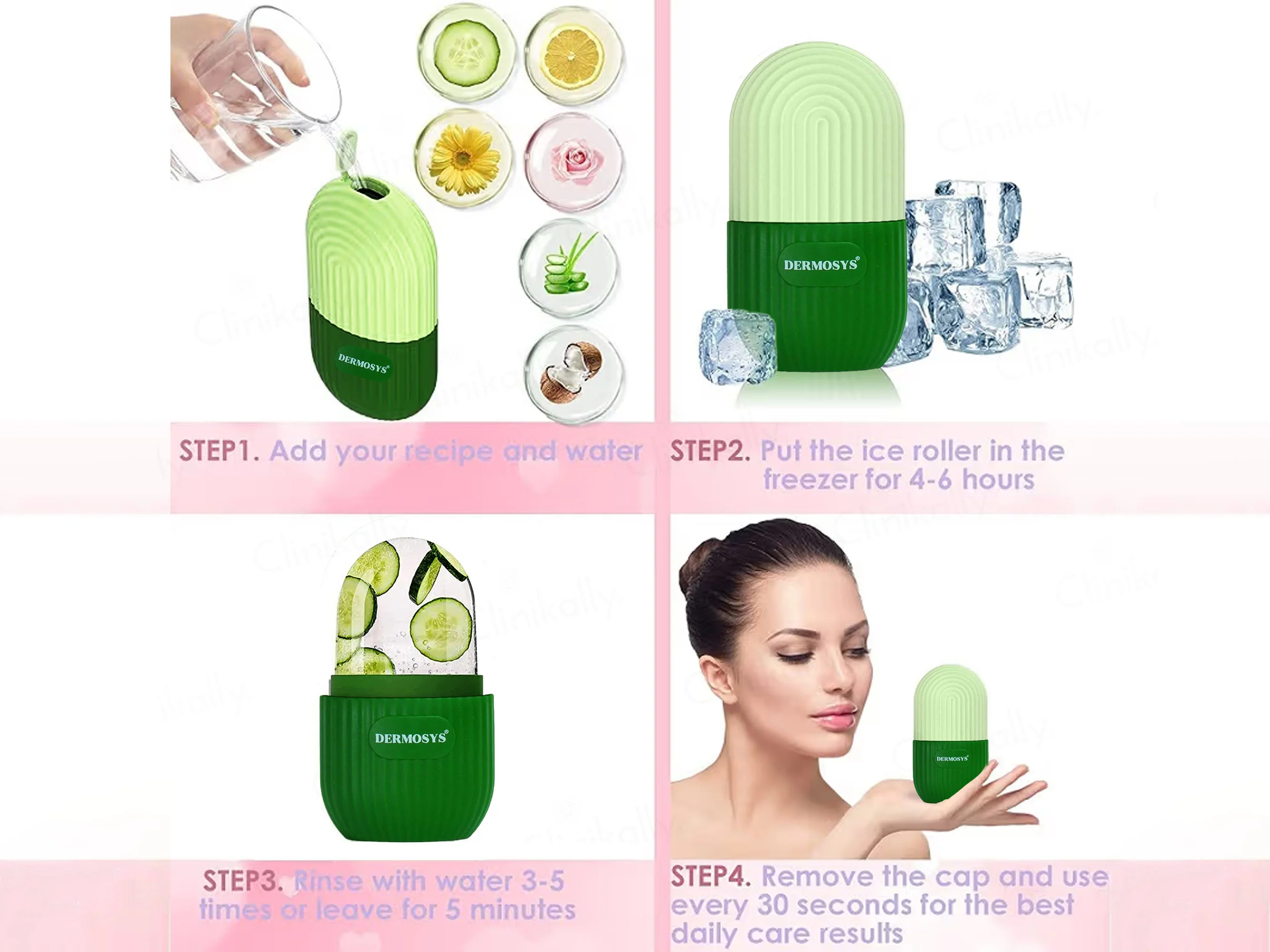 Dermosys Silicone & Face Ice Roller - Image 4