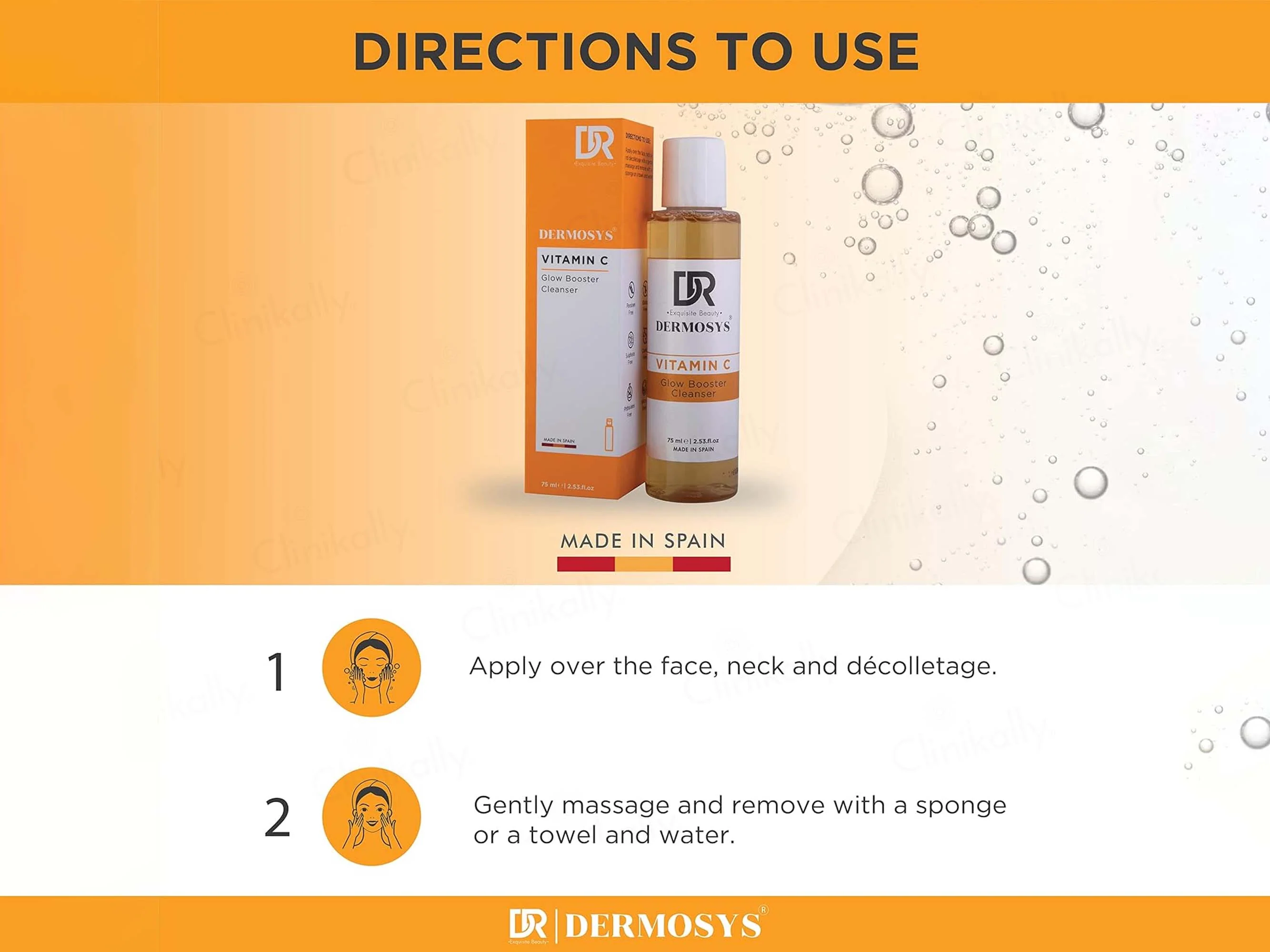 Dermosys Vitamin C Glow Booster Cleanser - Image 4