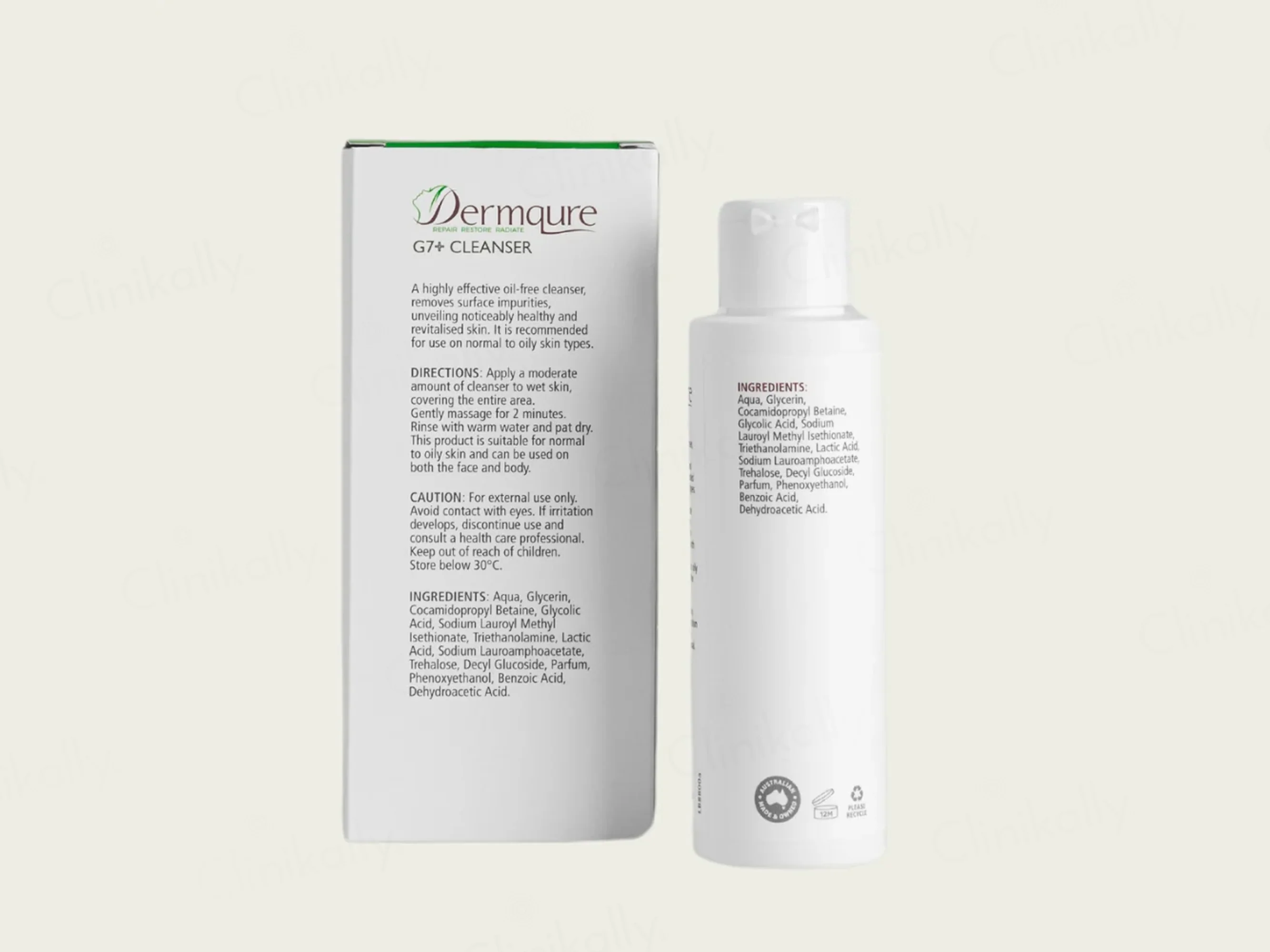 Dermqure G7+ Glycolic Acid Skin Cleanser - Image 8