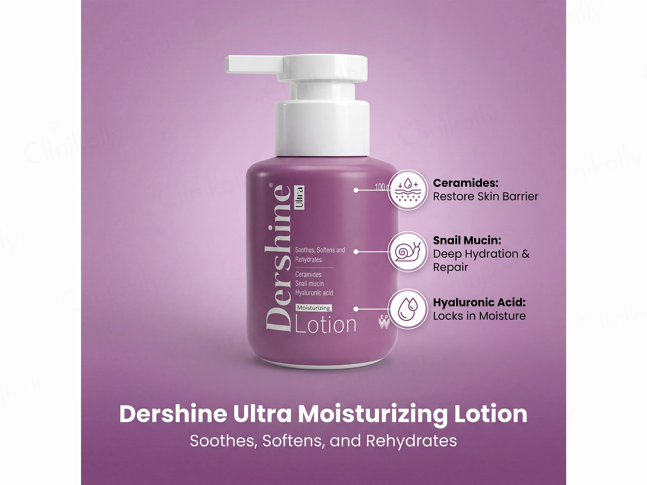 Dershine Ultra Moisturizing Lotion - Image 2