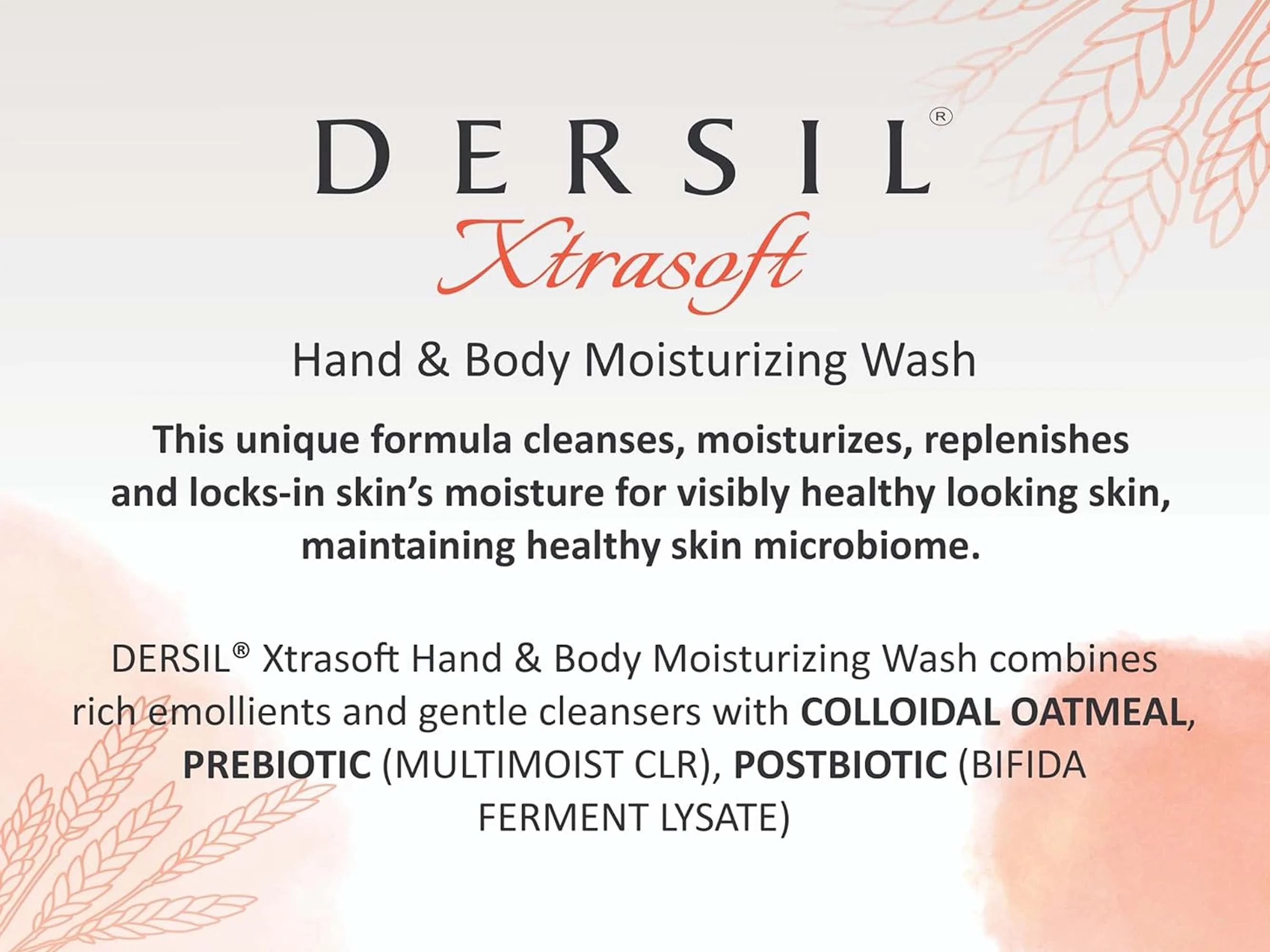 Dersil Xtrasoft Hand & Body Moisturizing Wash - Image 3