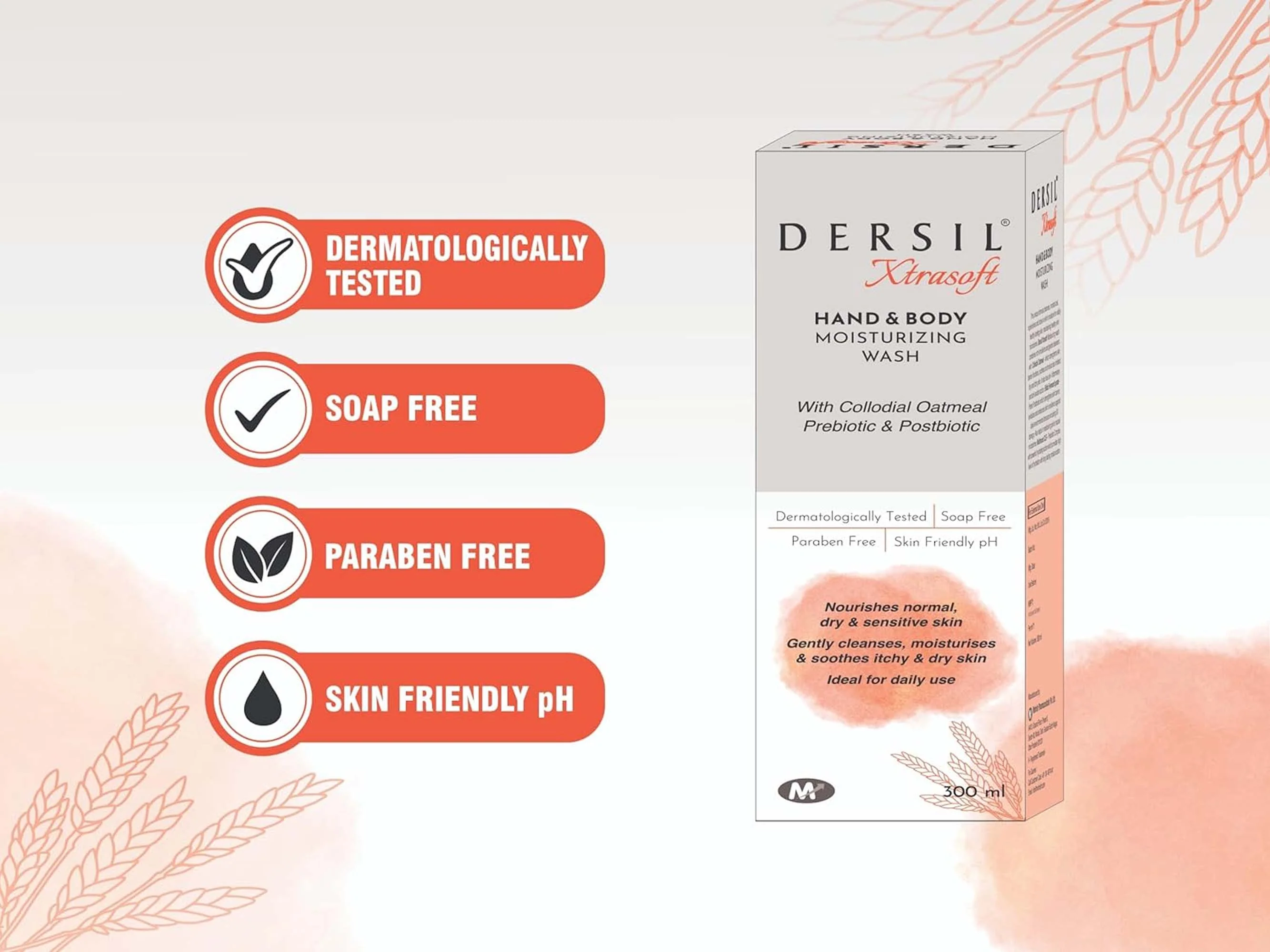 Dersil Xtrasoft Hand & Body Moisturizing Wash - Image 7