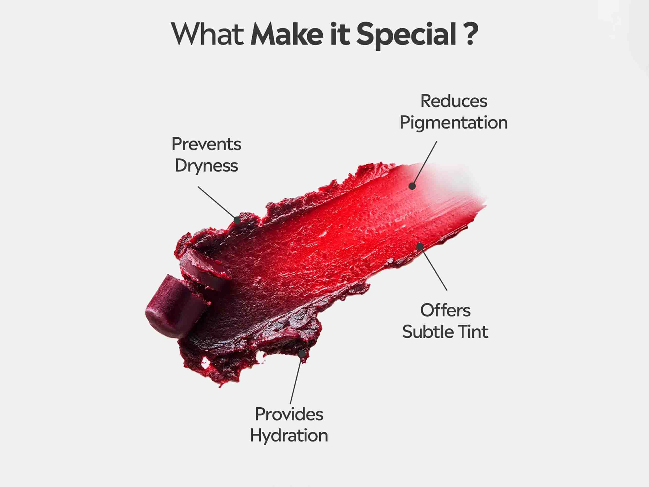 Deyga Beetroot Lip Balm 8Hrs+ Hydration - Image 6