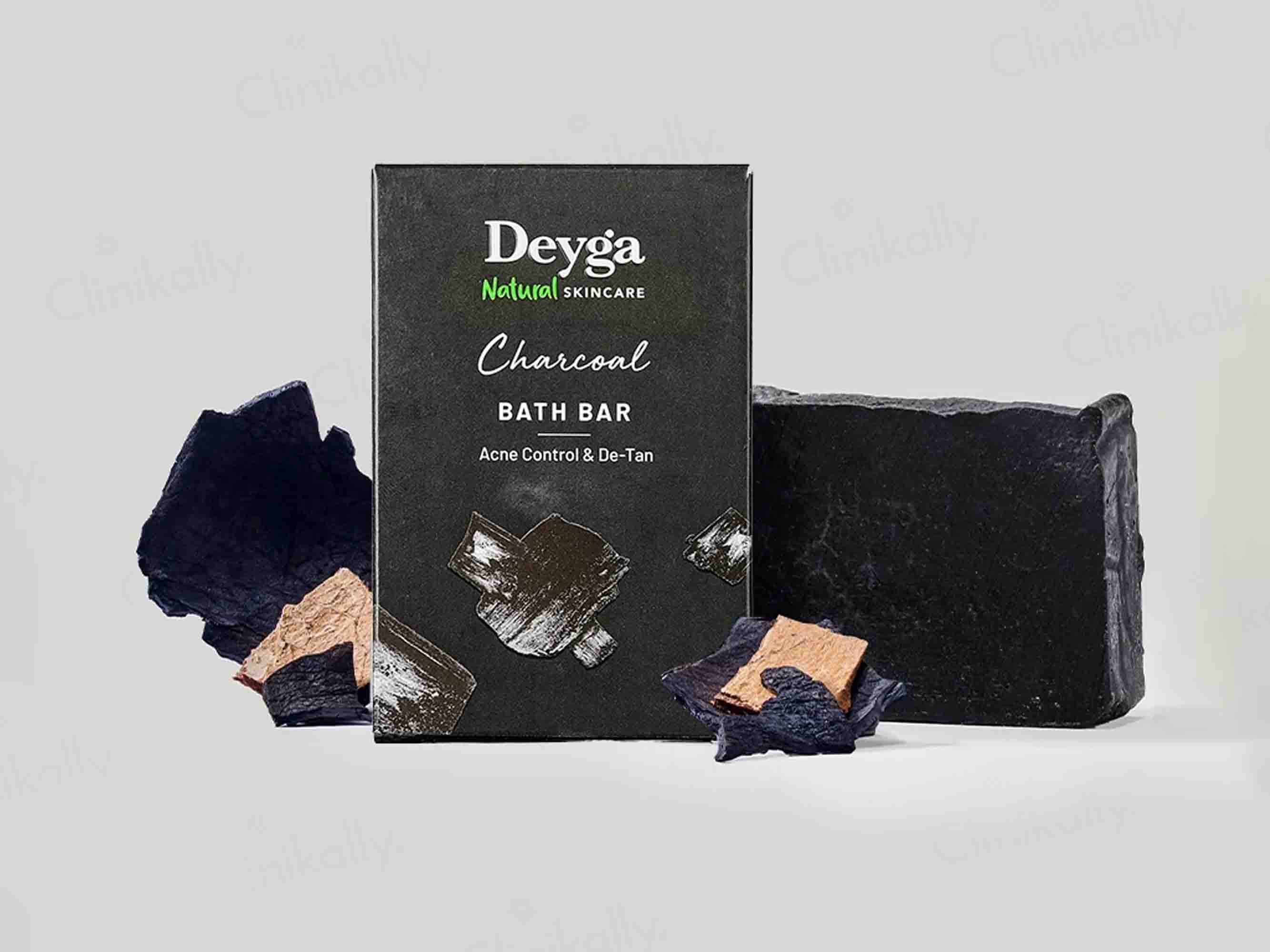 Deyga Charcoal Bath Bar For Acne Control & De-Tan - Image 2