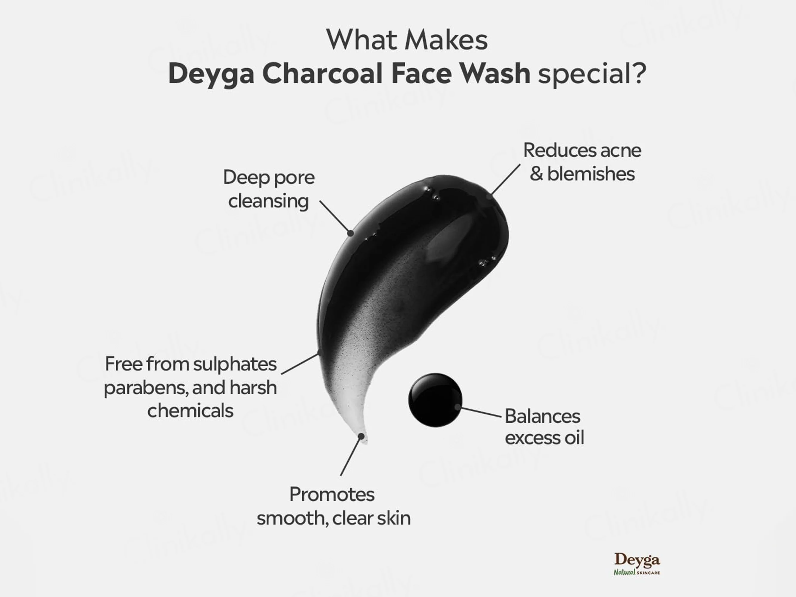 Deyga Charcoal Face Wash - Image 3