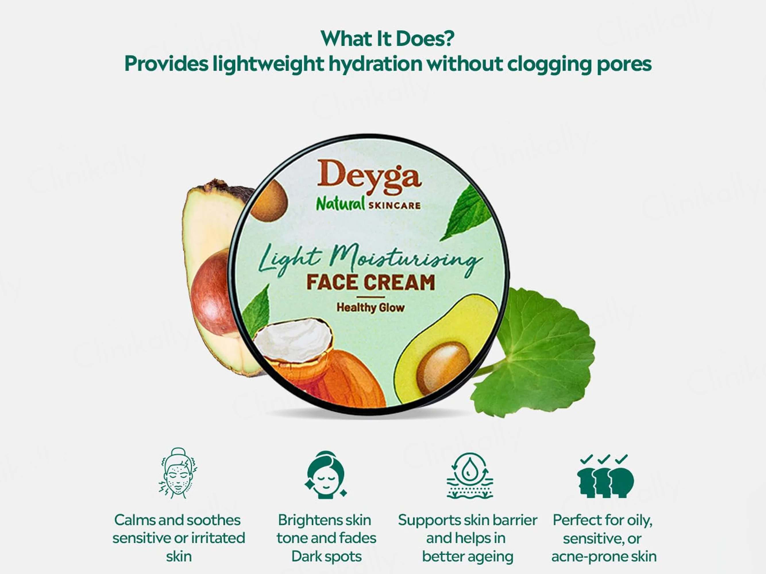 Deyga Light Moisturising Face Cream - Image 2