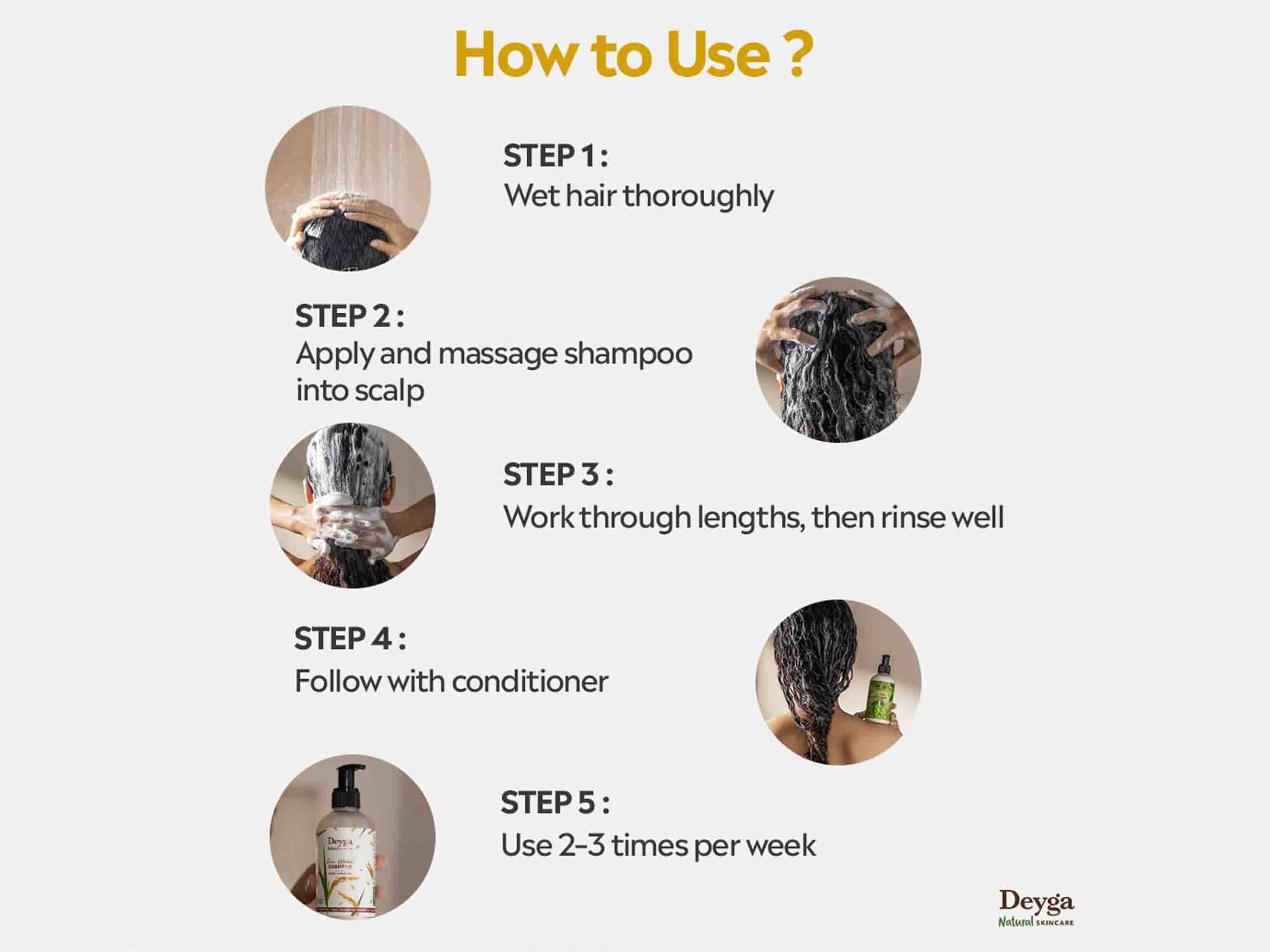 Deyga Rice Water Shampoo - Image 7