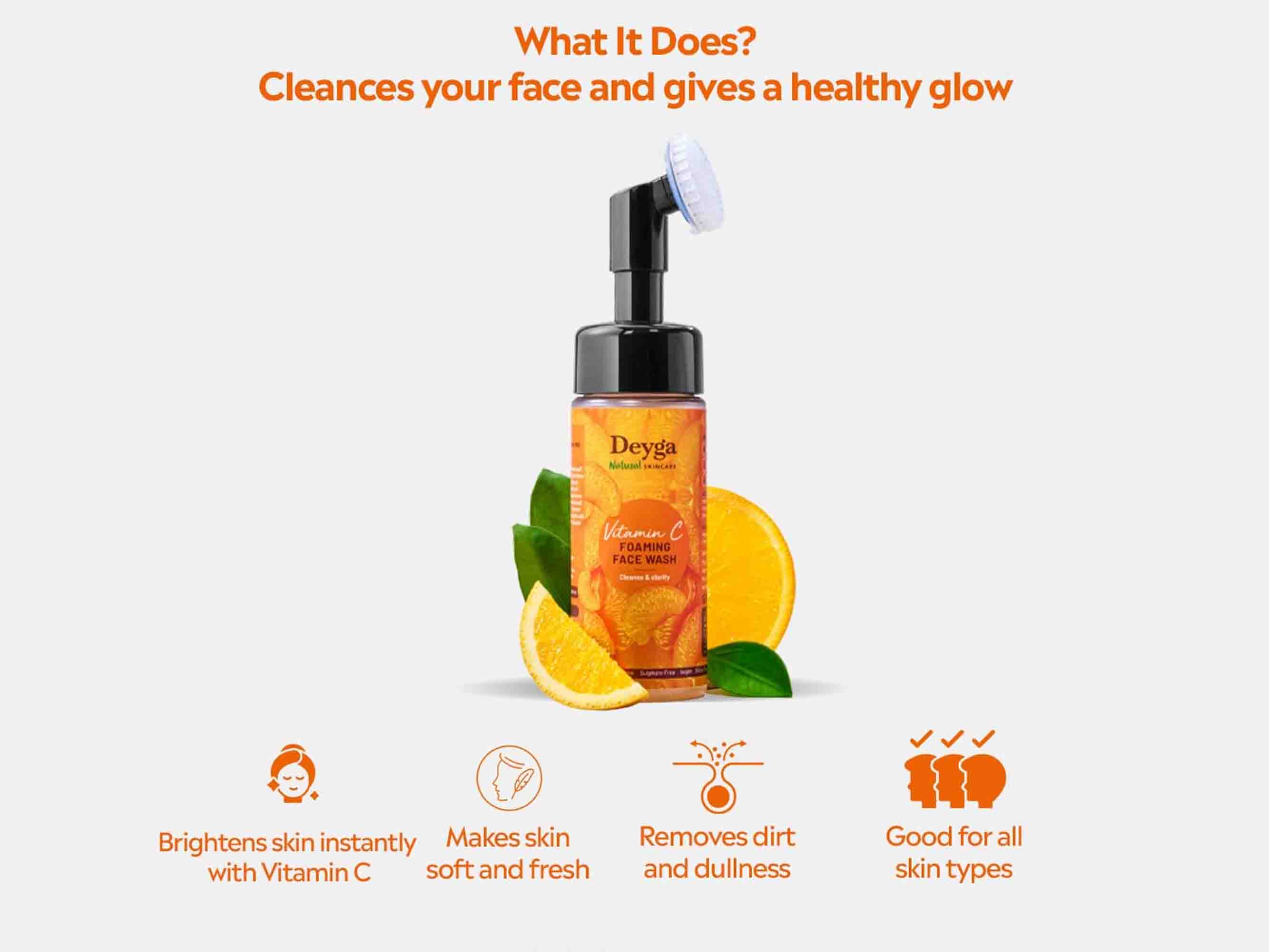 Deyga Vitamin C Foaming Face Wash - Image 2