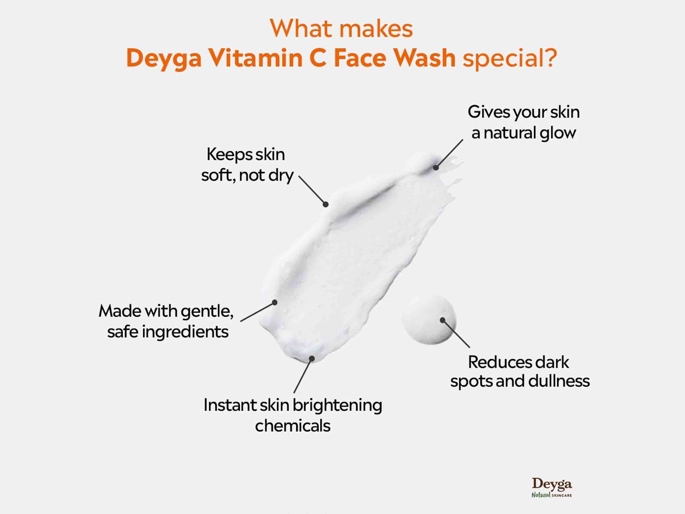 Deyga Vitamin C Foaming Face Wash - Image 4