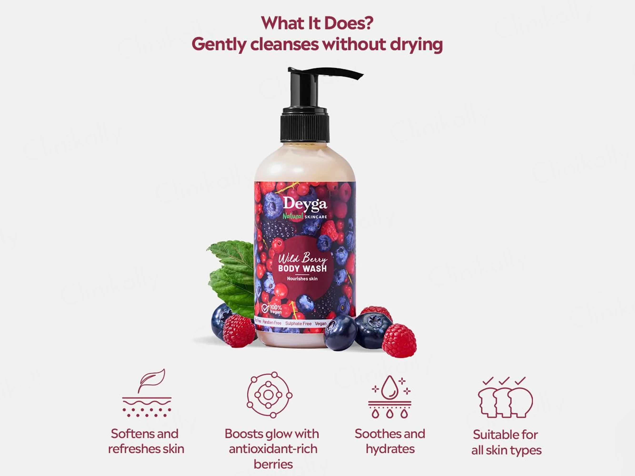 Deyga Wild Berry Body Wash - Image 2