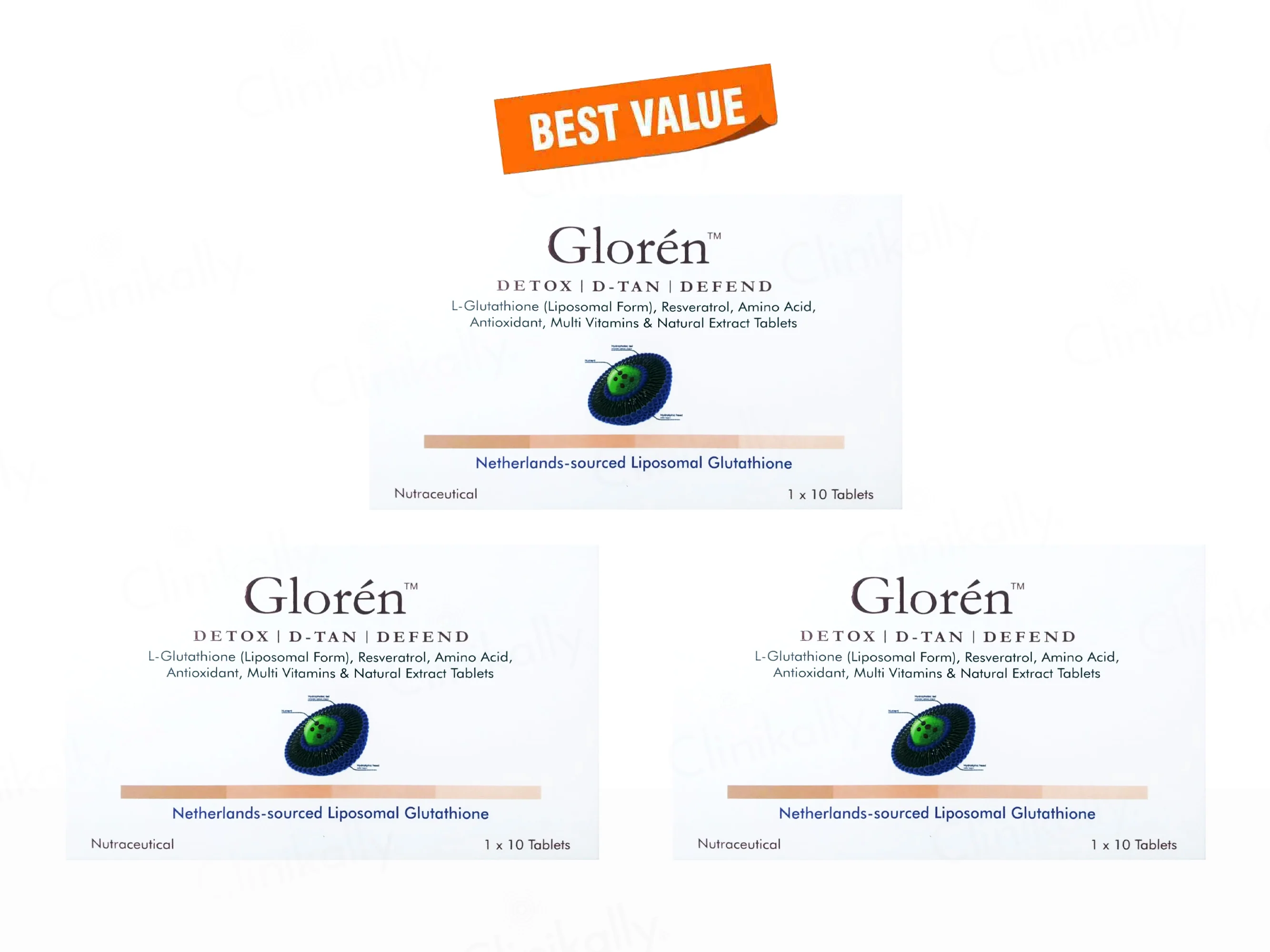 Diara Gloren Detox & D-Tan Nutraceutical Tablet - Image 3