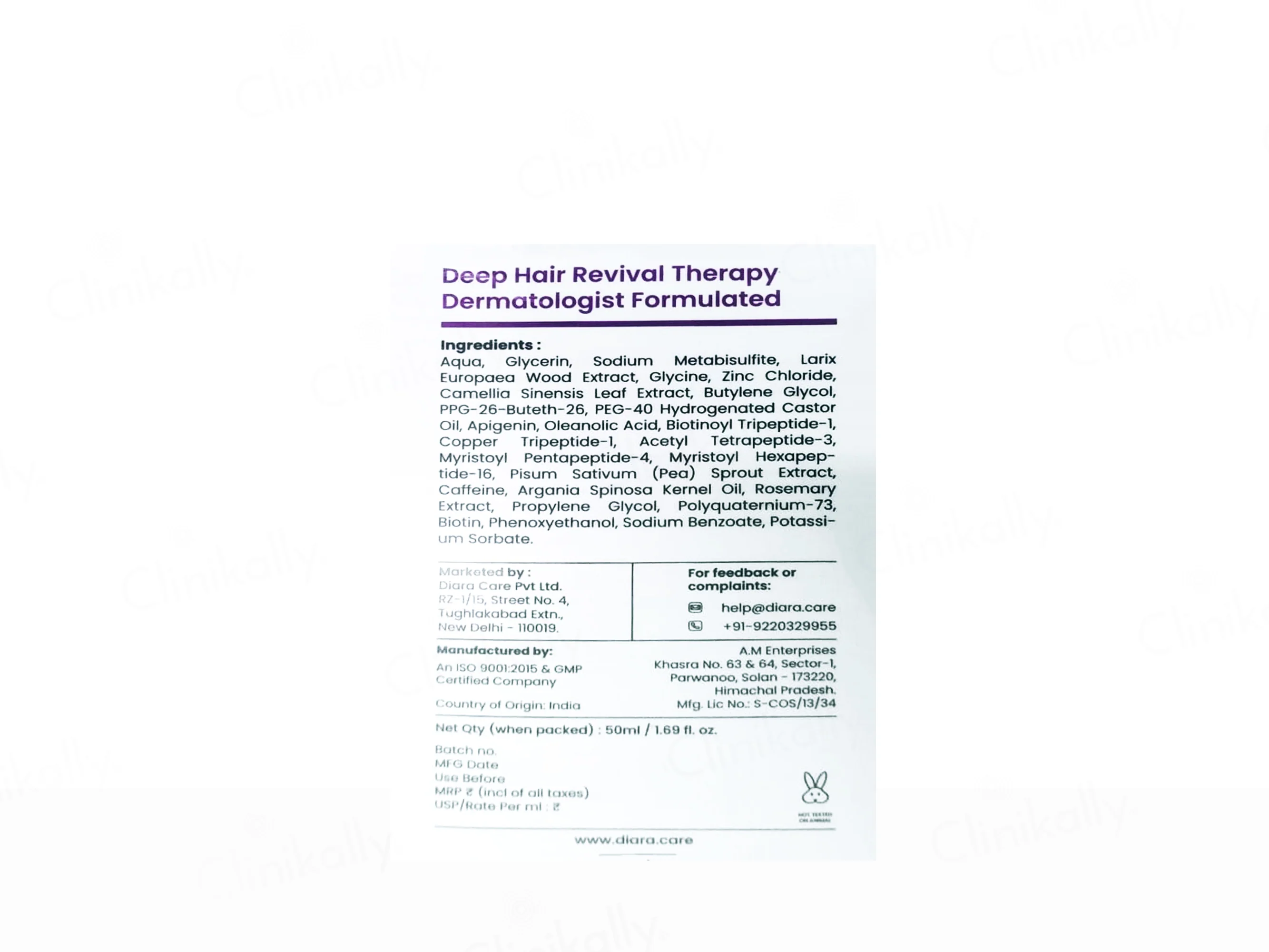 Diara Ronagen+ Advanced Penta-Peptide Hair Serum - Image 2