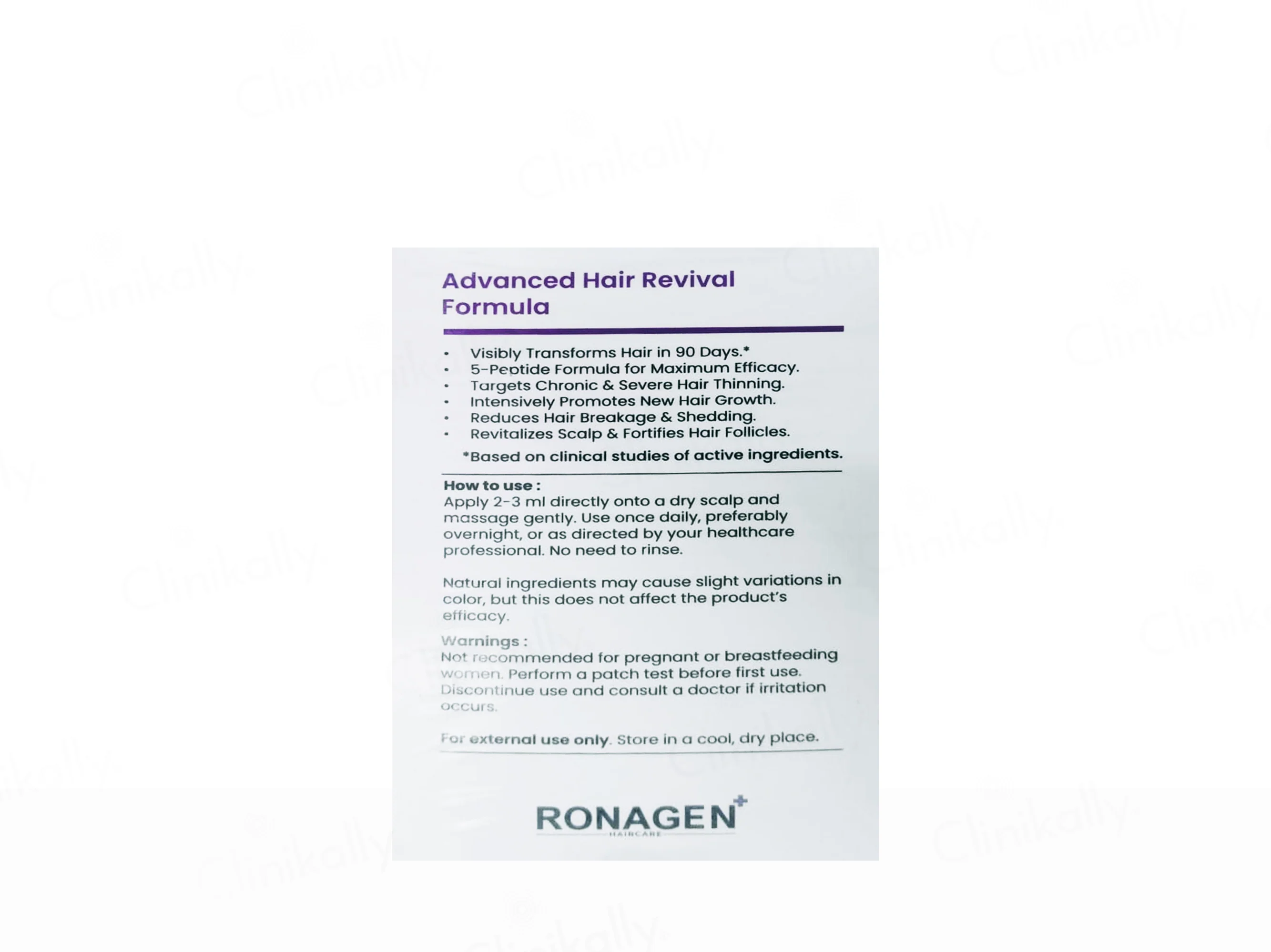 Diara Ronagen+ Advanced Penta-Peptide Hair Serum - Image 4
