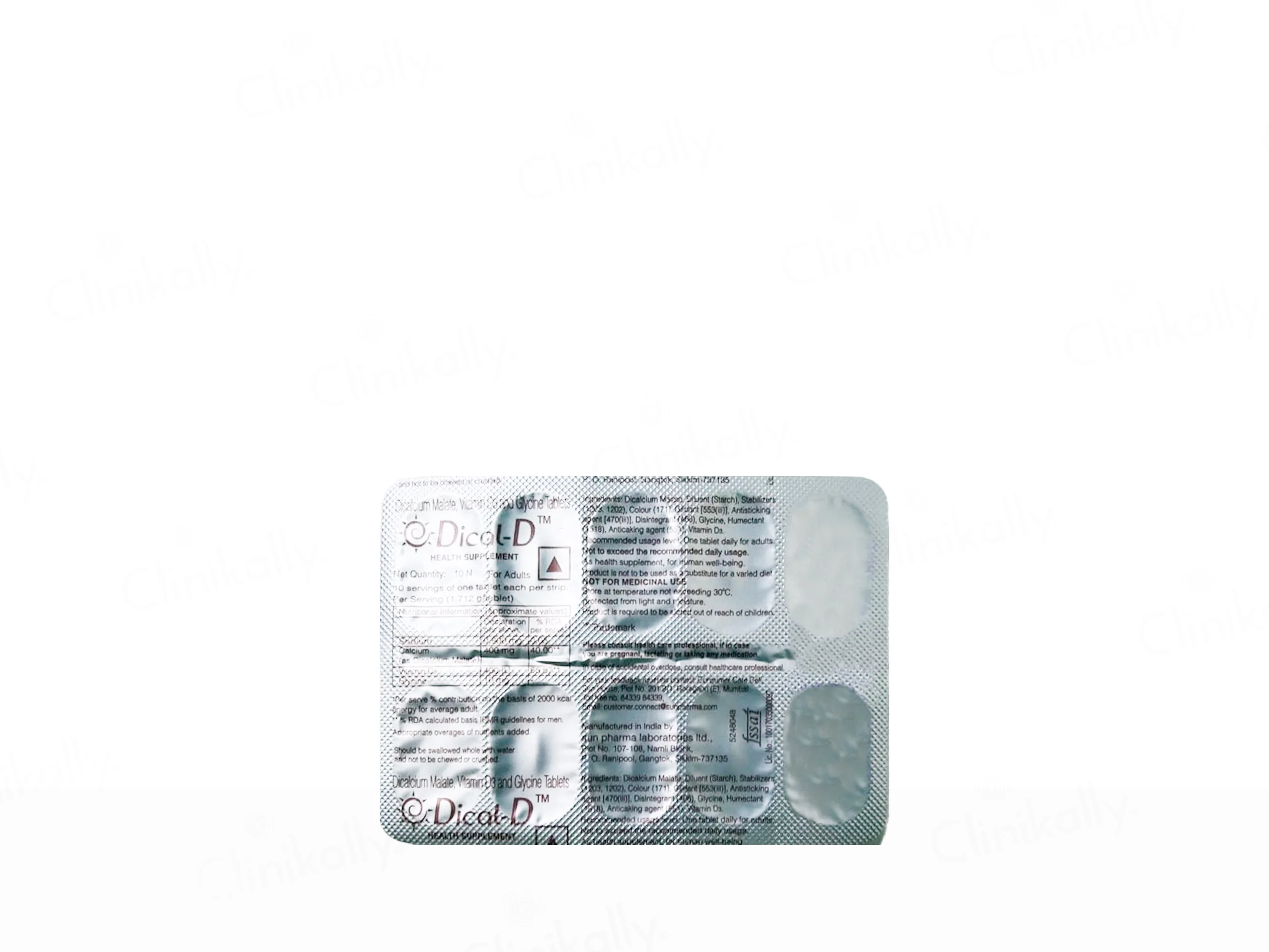 Dical-D Health Supplement Tablet - Image 4