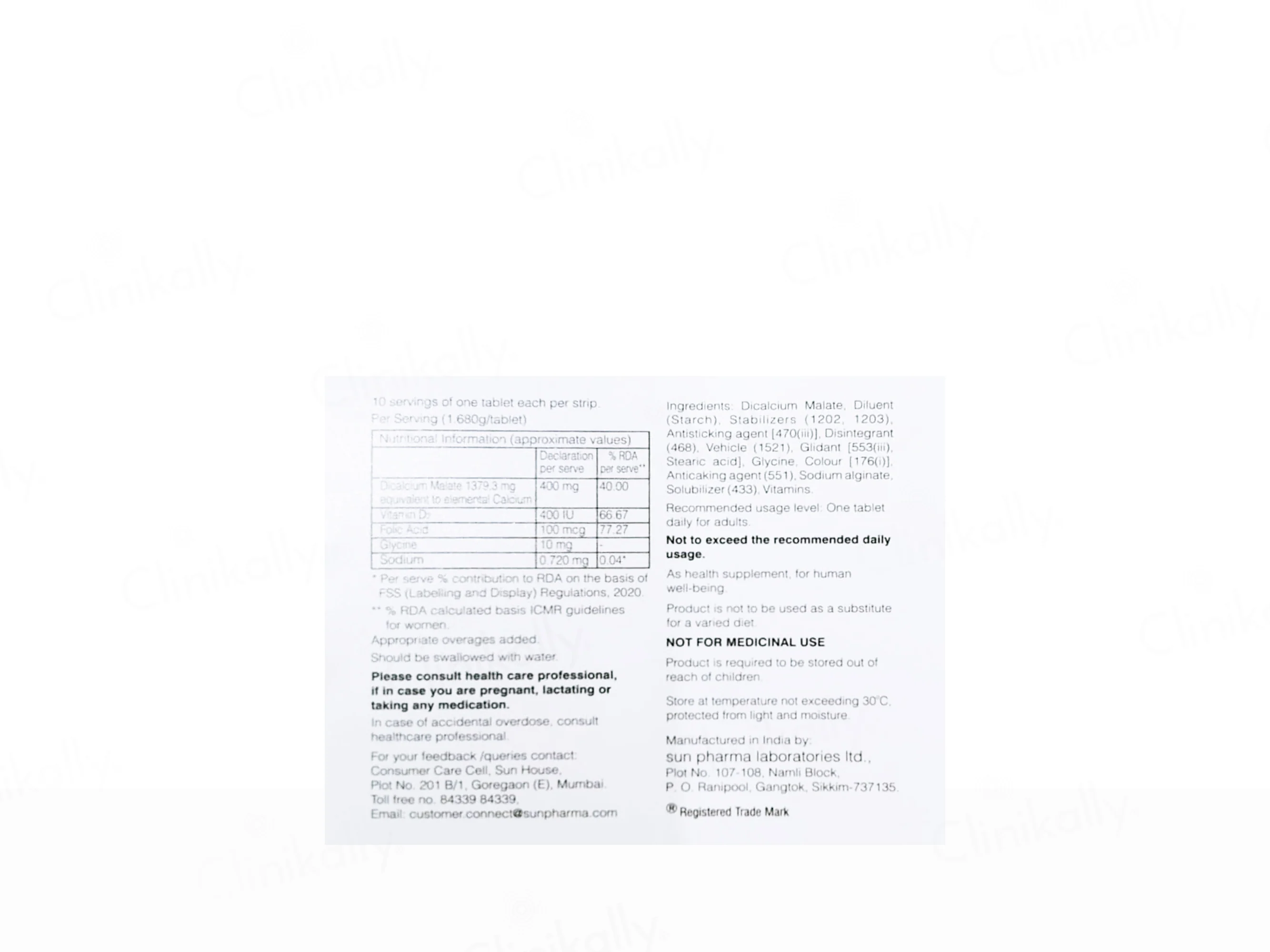 Dicalis Health Supplement Tablet - Image 3