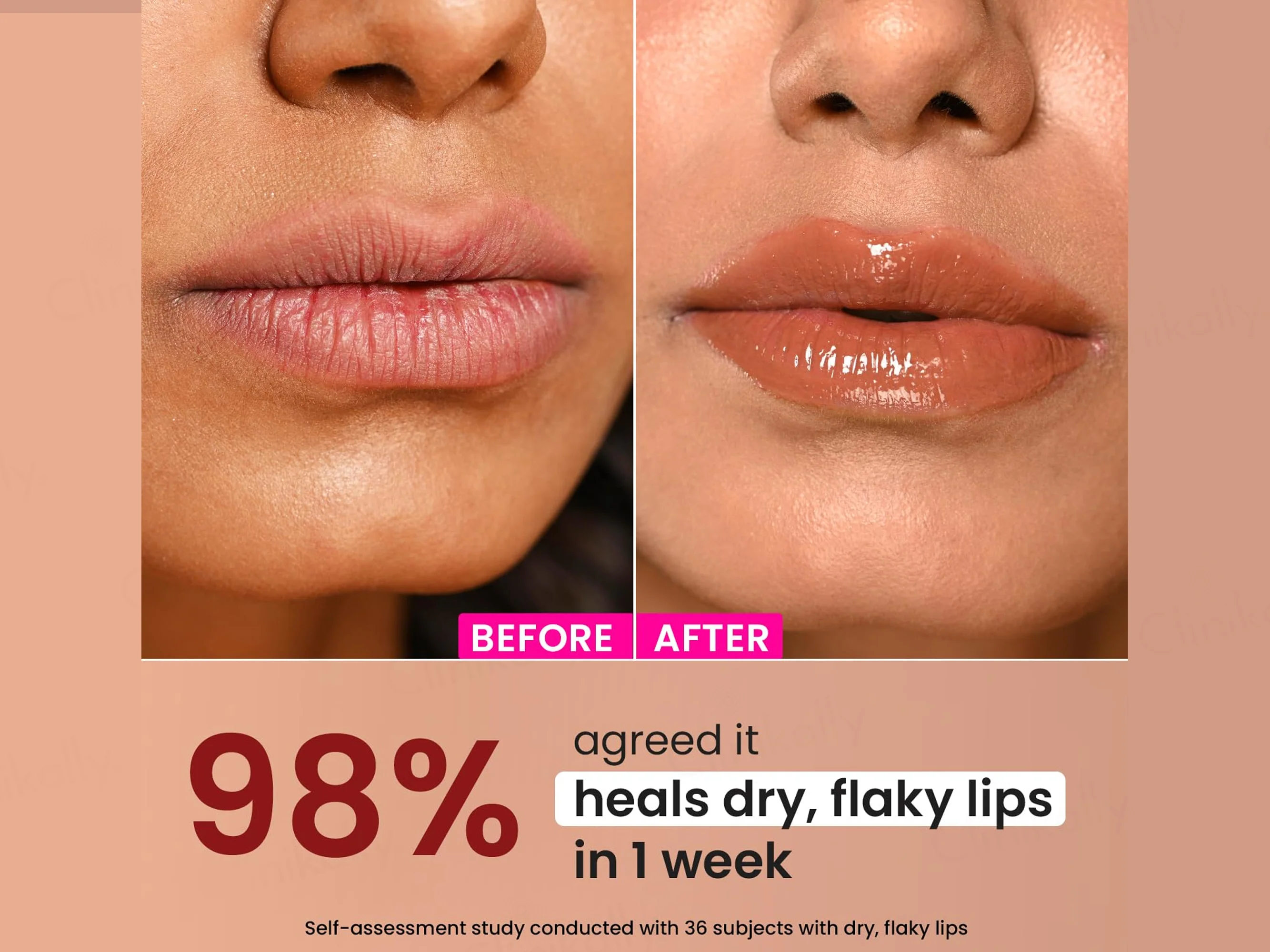 Dot & Key Barrier Repair Ceramide + Peptide Lip Balm SPF 50 PA+++ (Warm Nude) - Image 3