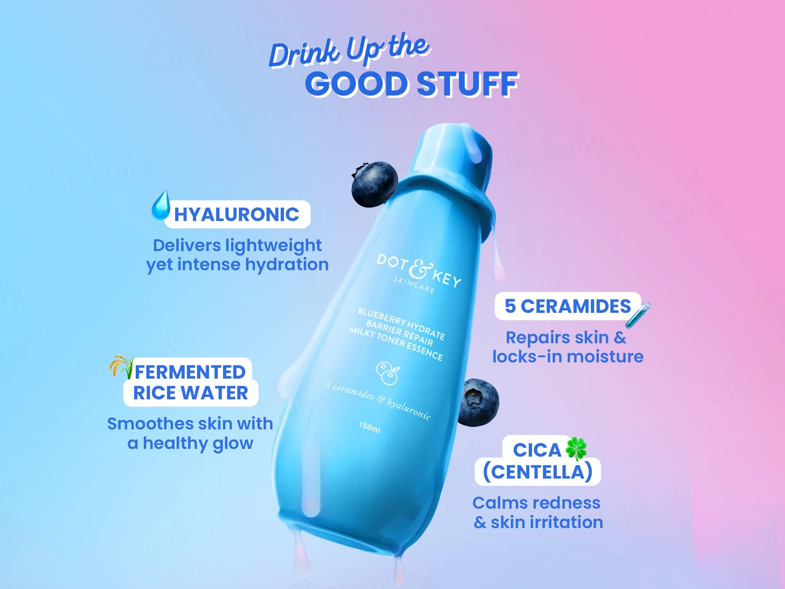 Dot & Key Blueberry Hydrate Barrier Repair Toner - Image 3