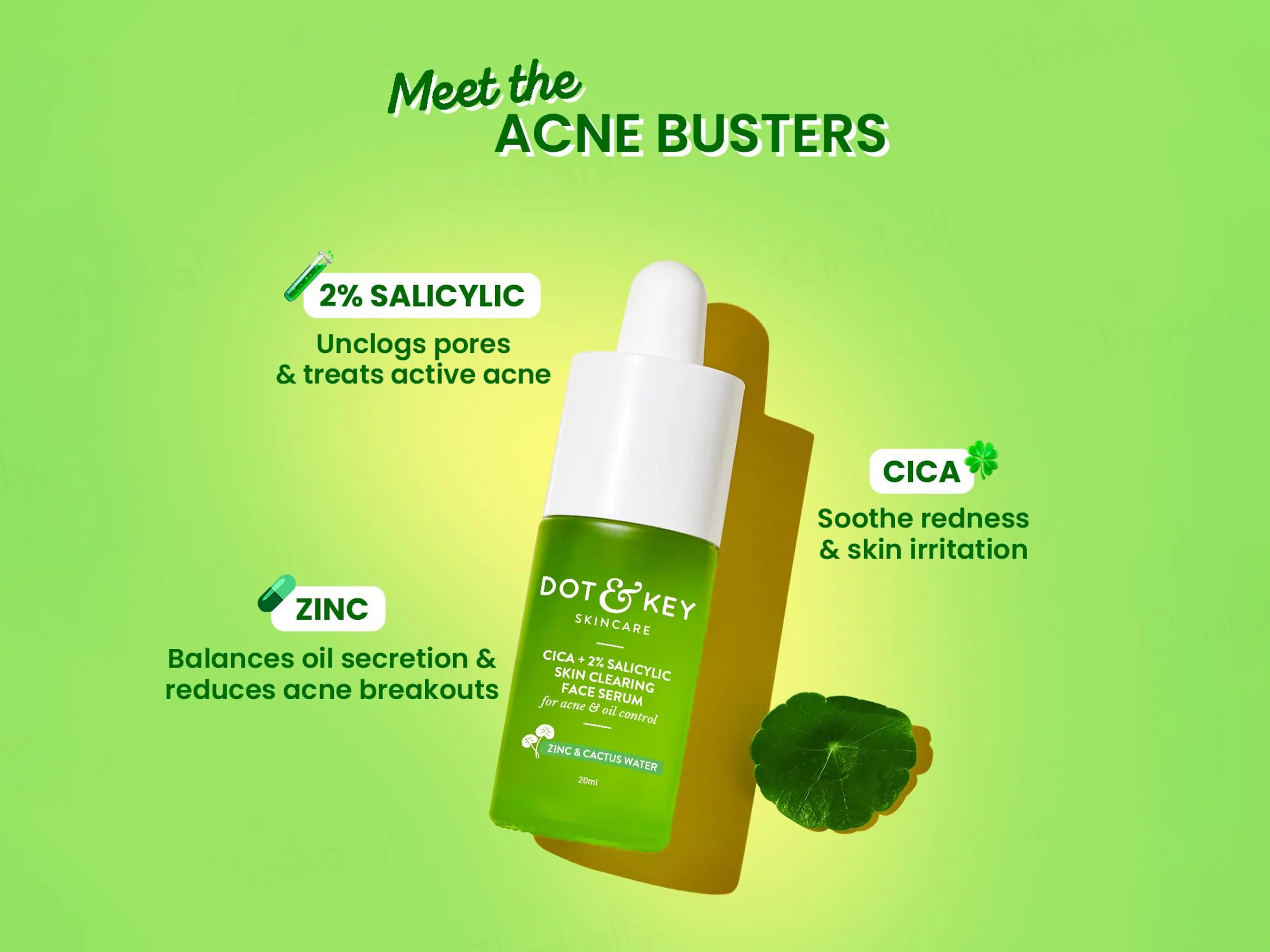 Dot & Key Cica + 2% Salicylic Skin Clearing Face Serum - Image 3