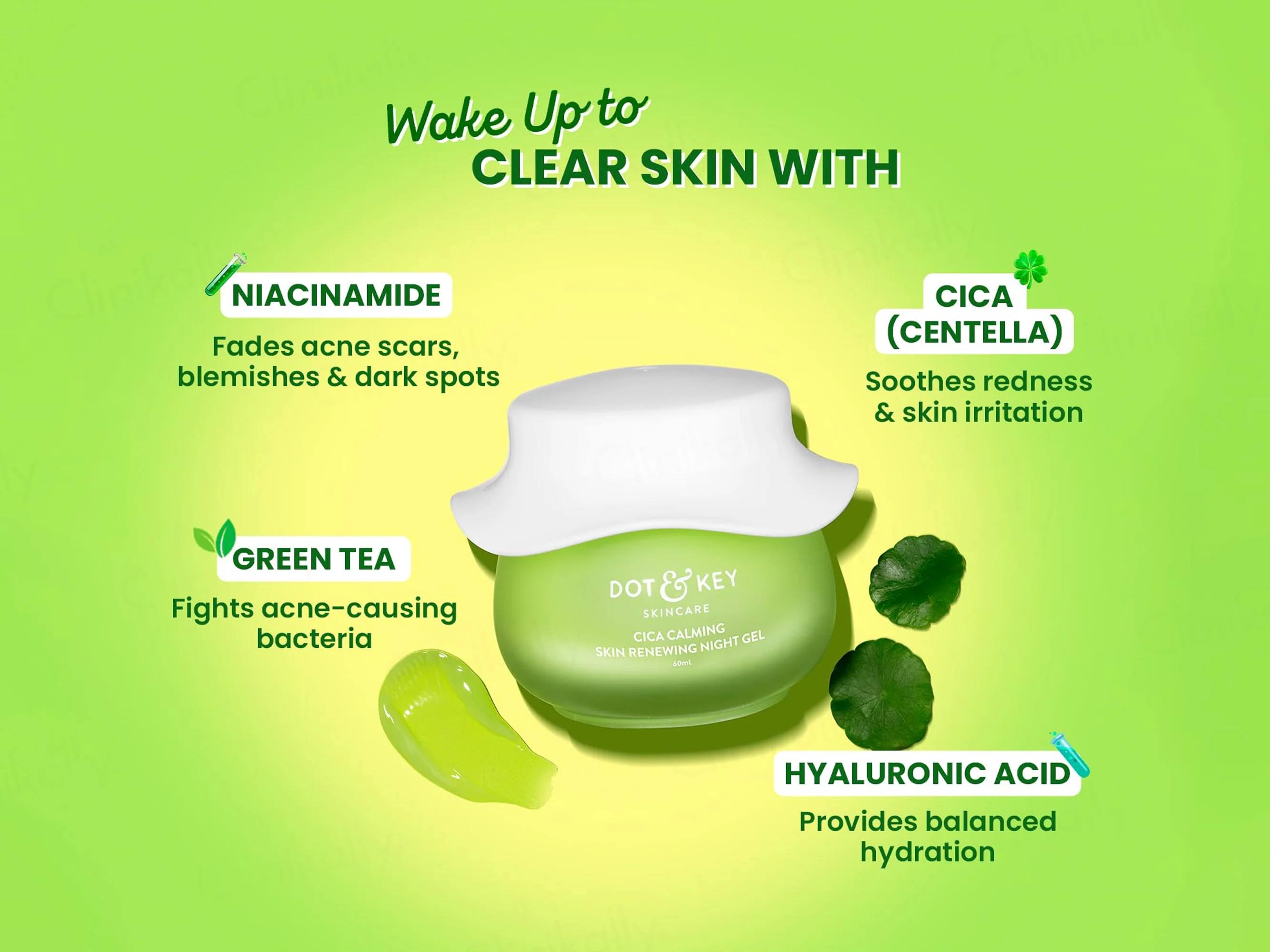 Dot & Key Cica Calming Skin Renewing Night Gel - Image 3