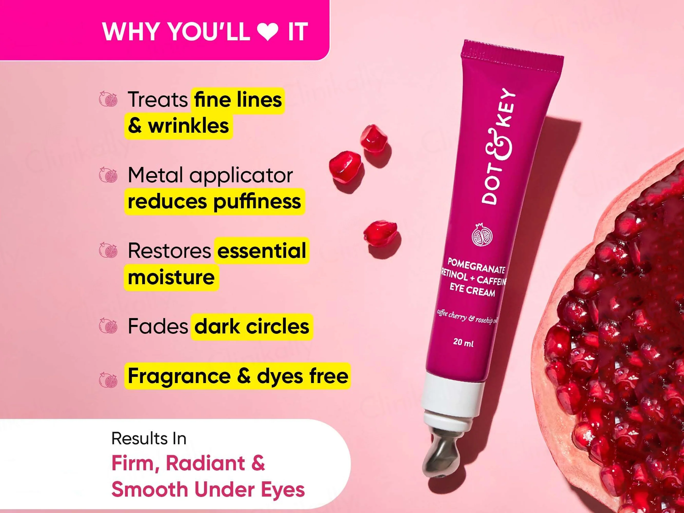 Dot & Key Pomegranate Youth Retinol + Caffeine Eye Cream - Image 2