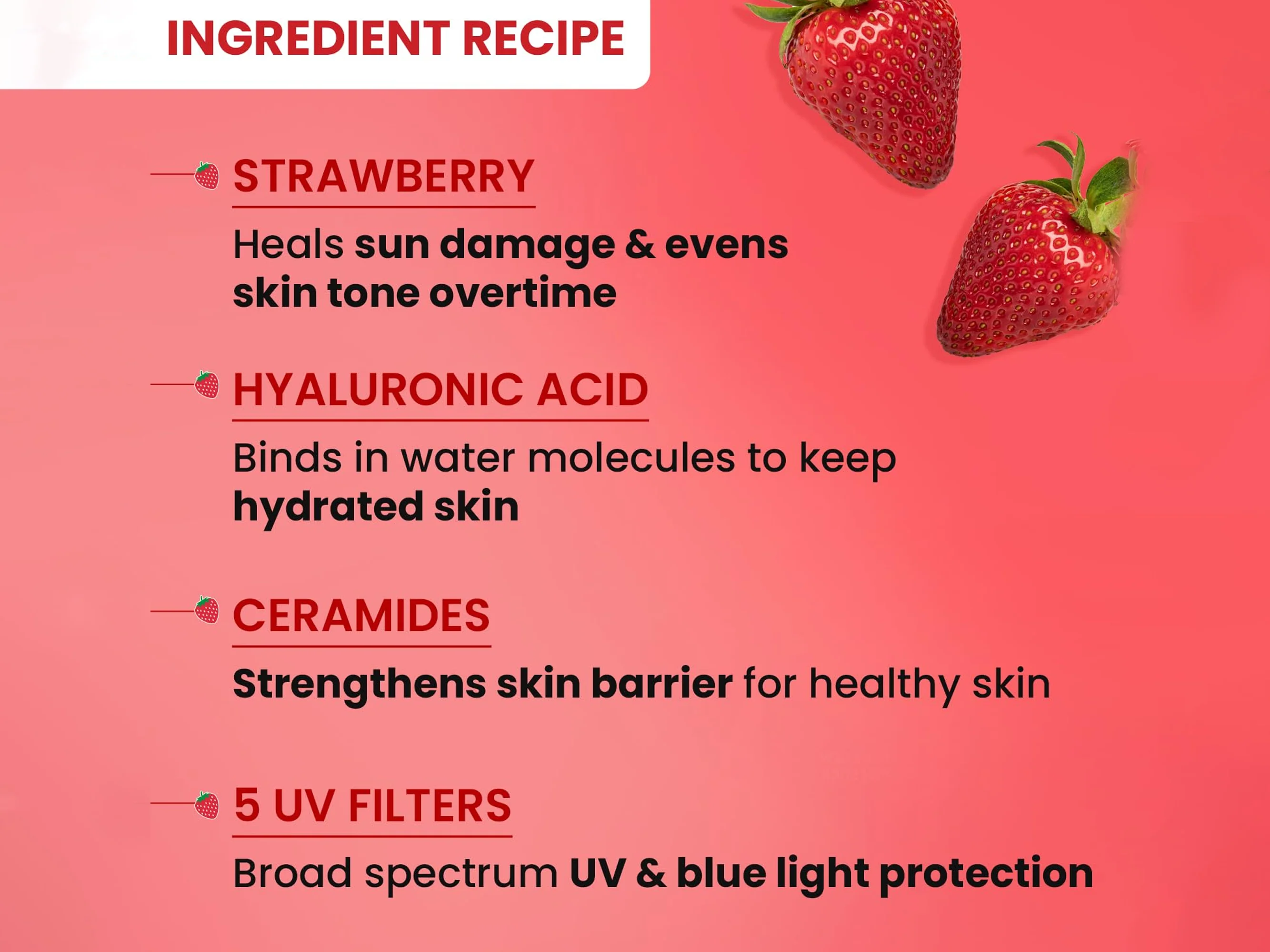 Dot & Key Strawberry Dew Air-Light Sunscreen Stick SPF 50+ PA++++ - Image 3