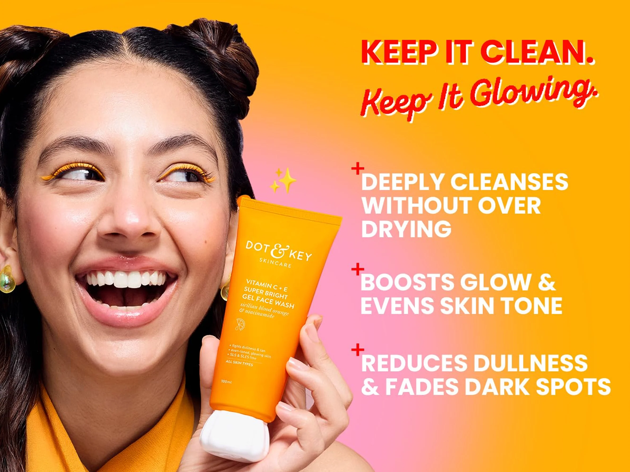 Dot & Key Vitamin C + E Super Bright Gel Face Wash - Image 4