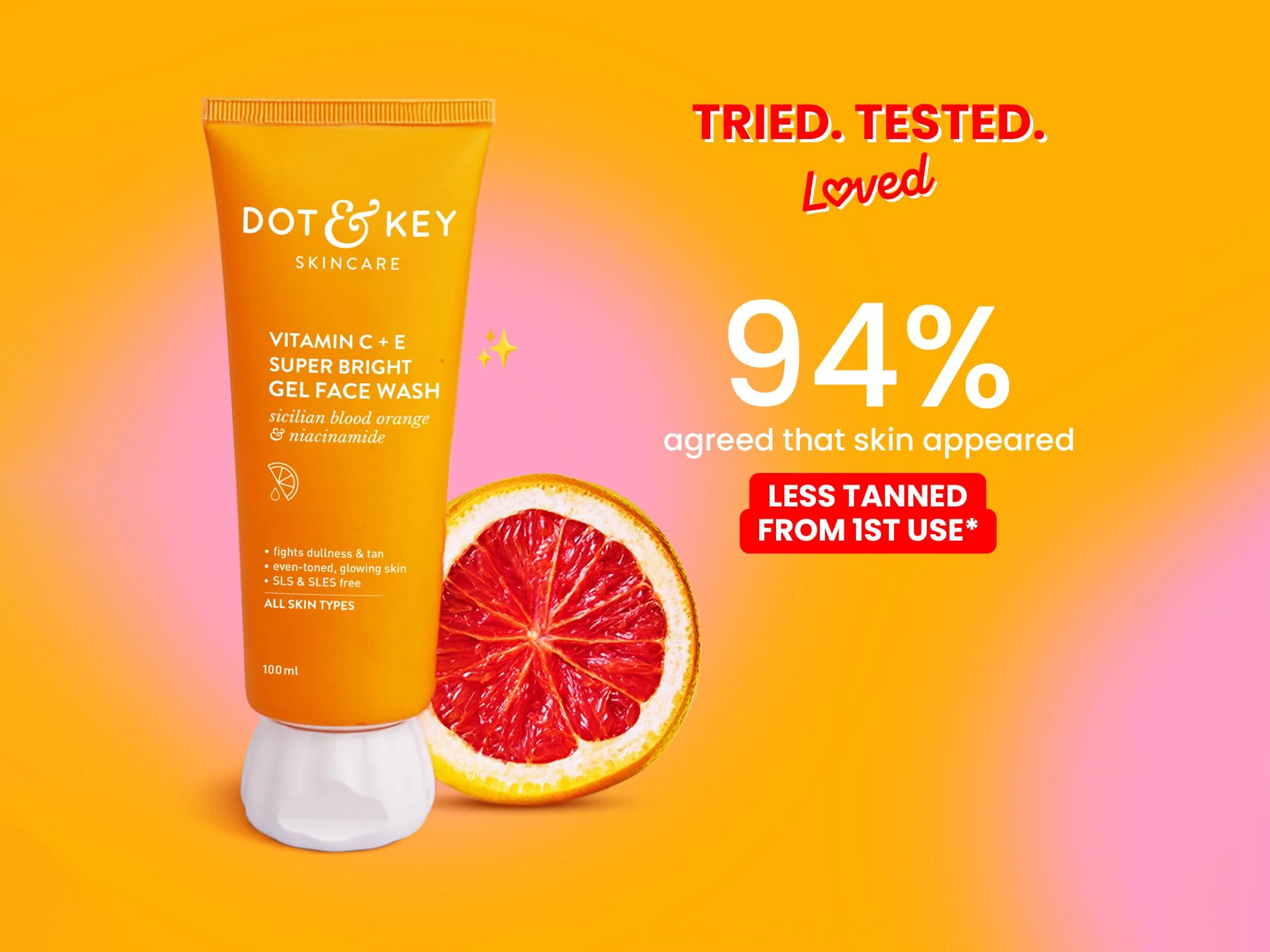 Dot & Key Vitamin C + E Super Bright Gel Face Wash - Image 5
