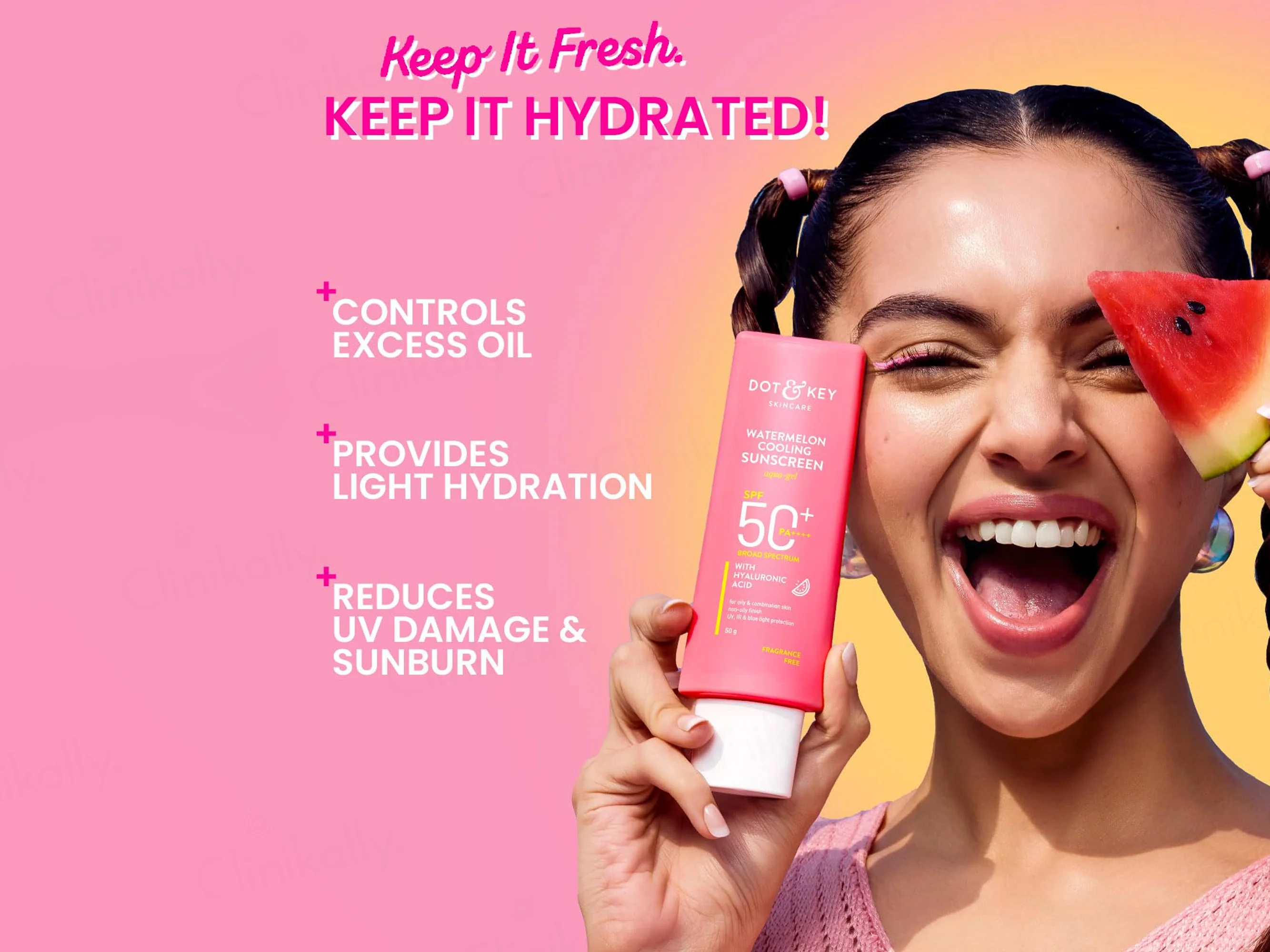 Dot & Key Watermelon Cooling Aqua-Gel Sunscreen SPF 50+ PA++++ - Image 4
