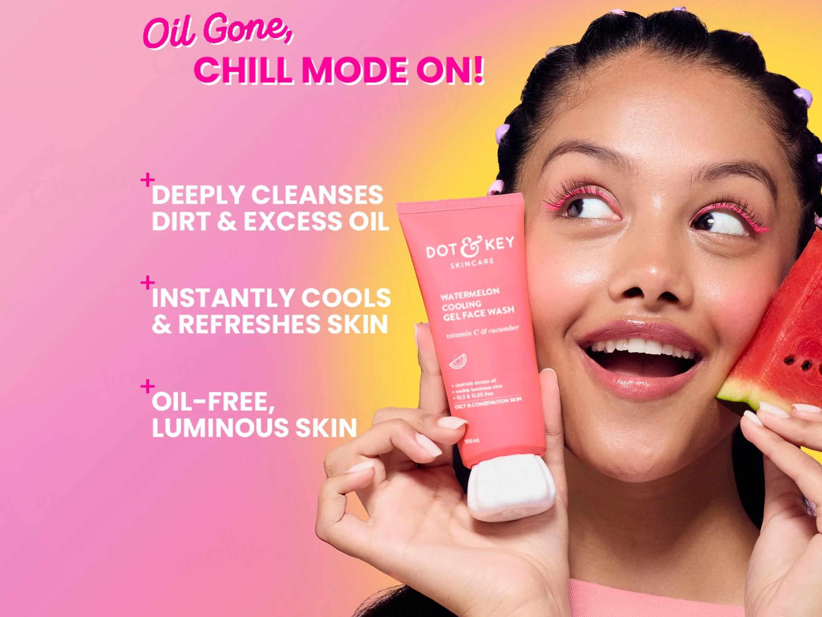 Dot & Key Watermelon Cooling Gel Face Wash - Image 5