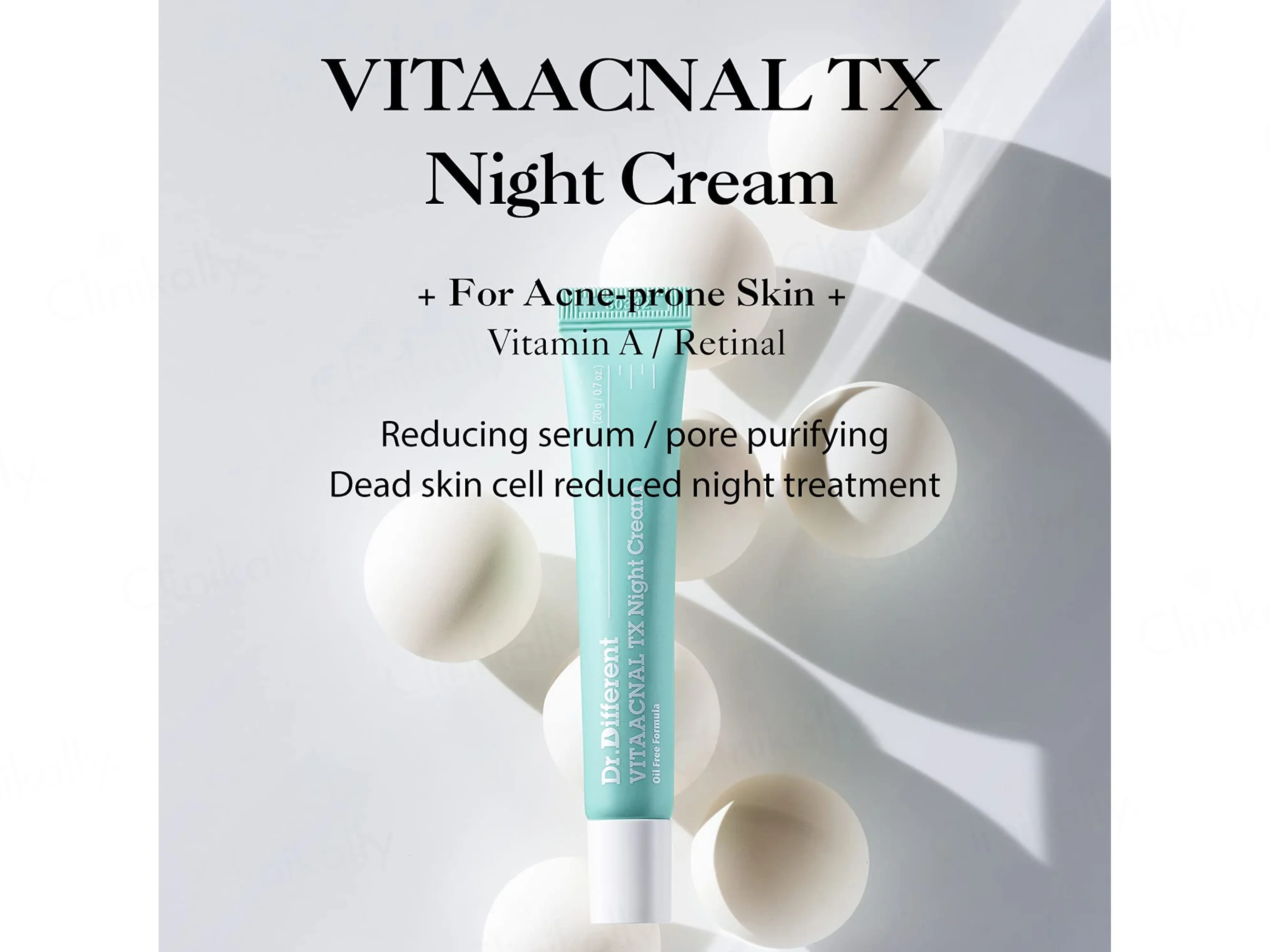 Dr. Different Vitaacnal TX Night Cream - Image 2
