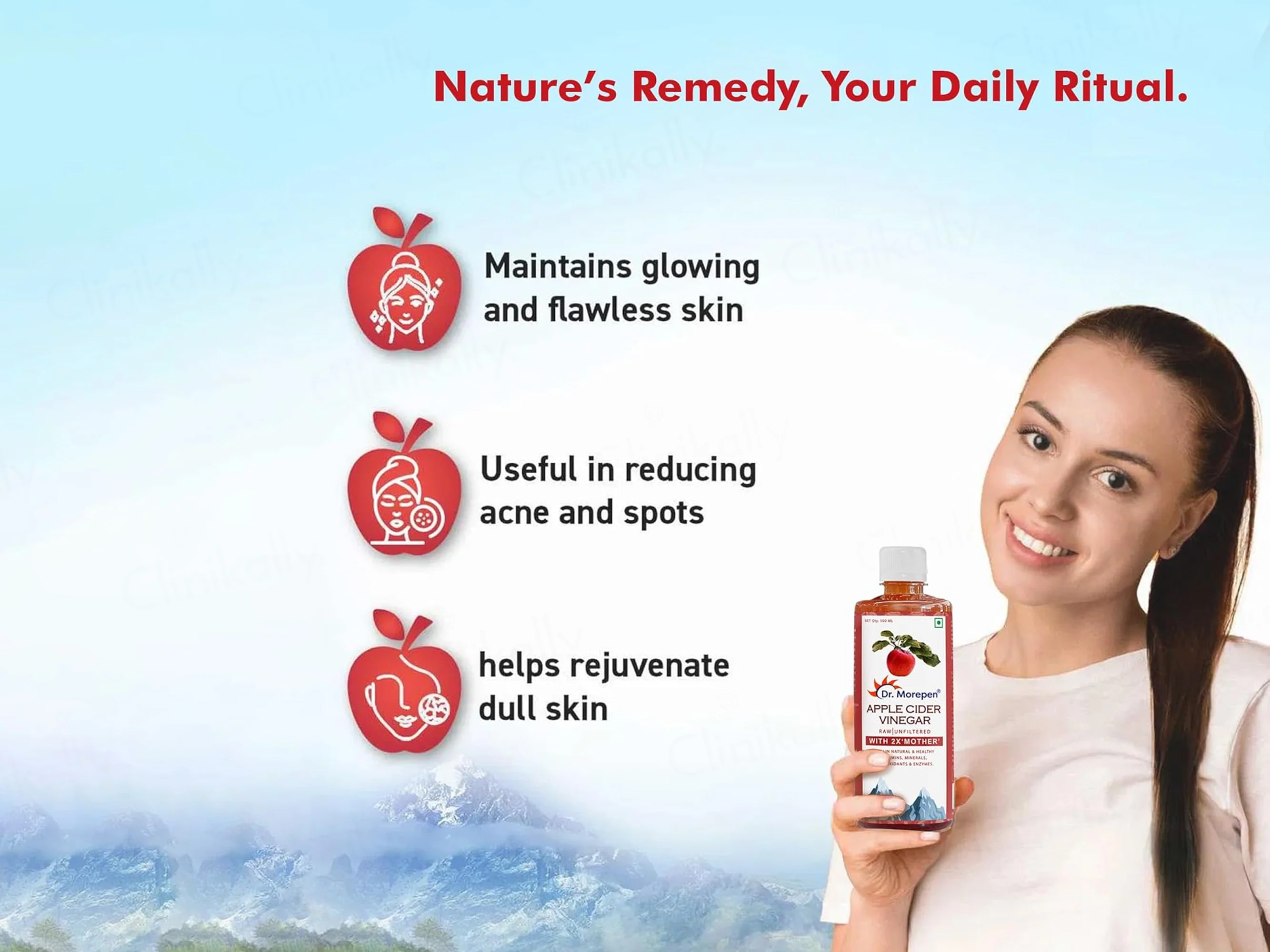 Dr. Morepen Apple Cider Vinegar With 2X Mother (Raw & Unfiltered) - Image 6