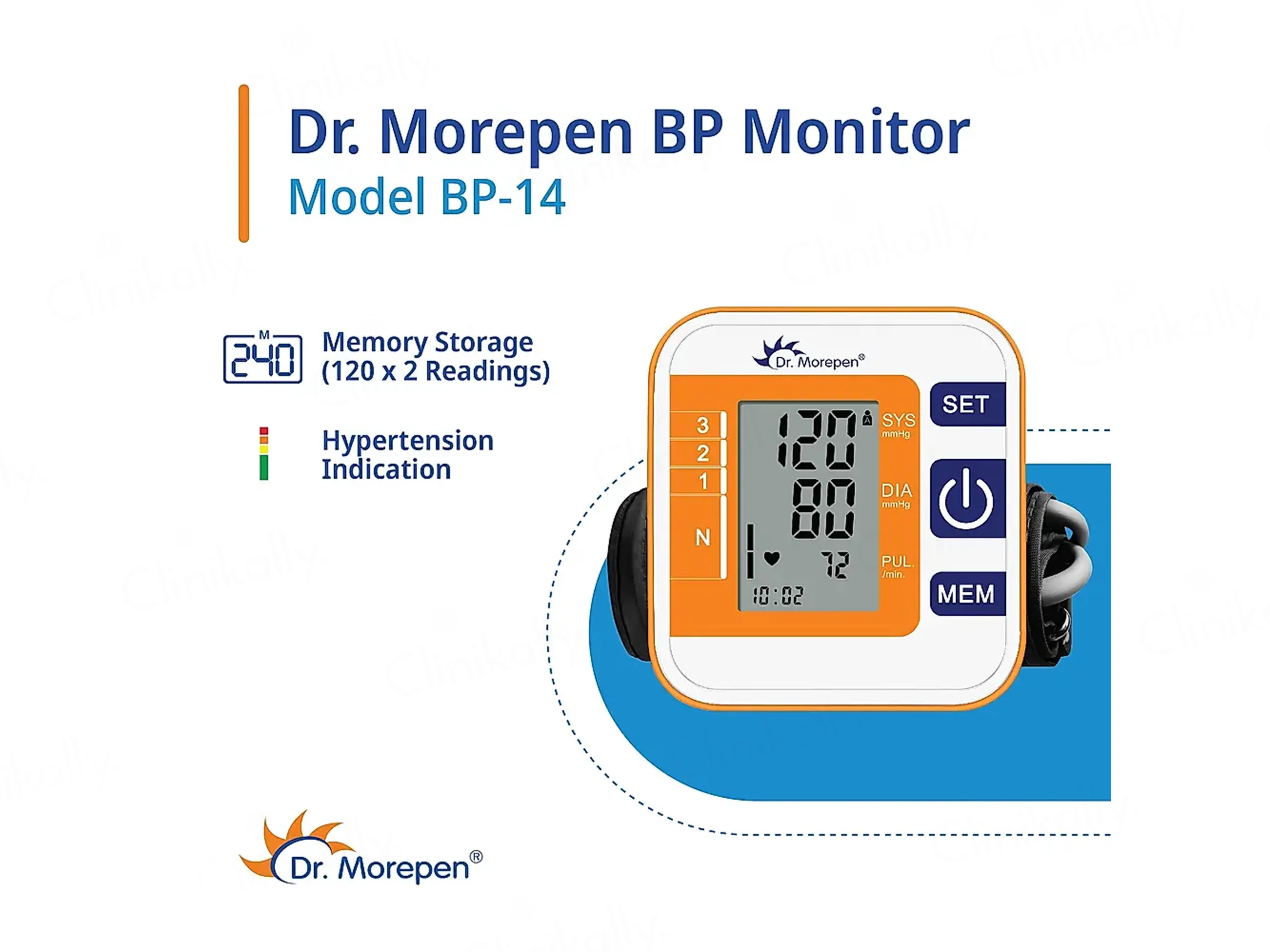 Dr. Morepen BP-14 Blood Pressure Monitor - Image 2
