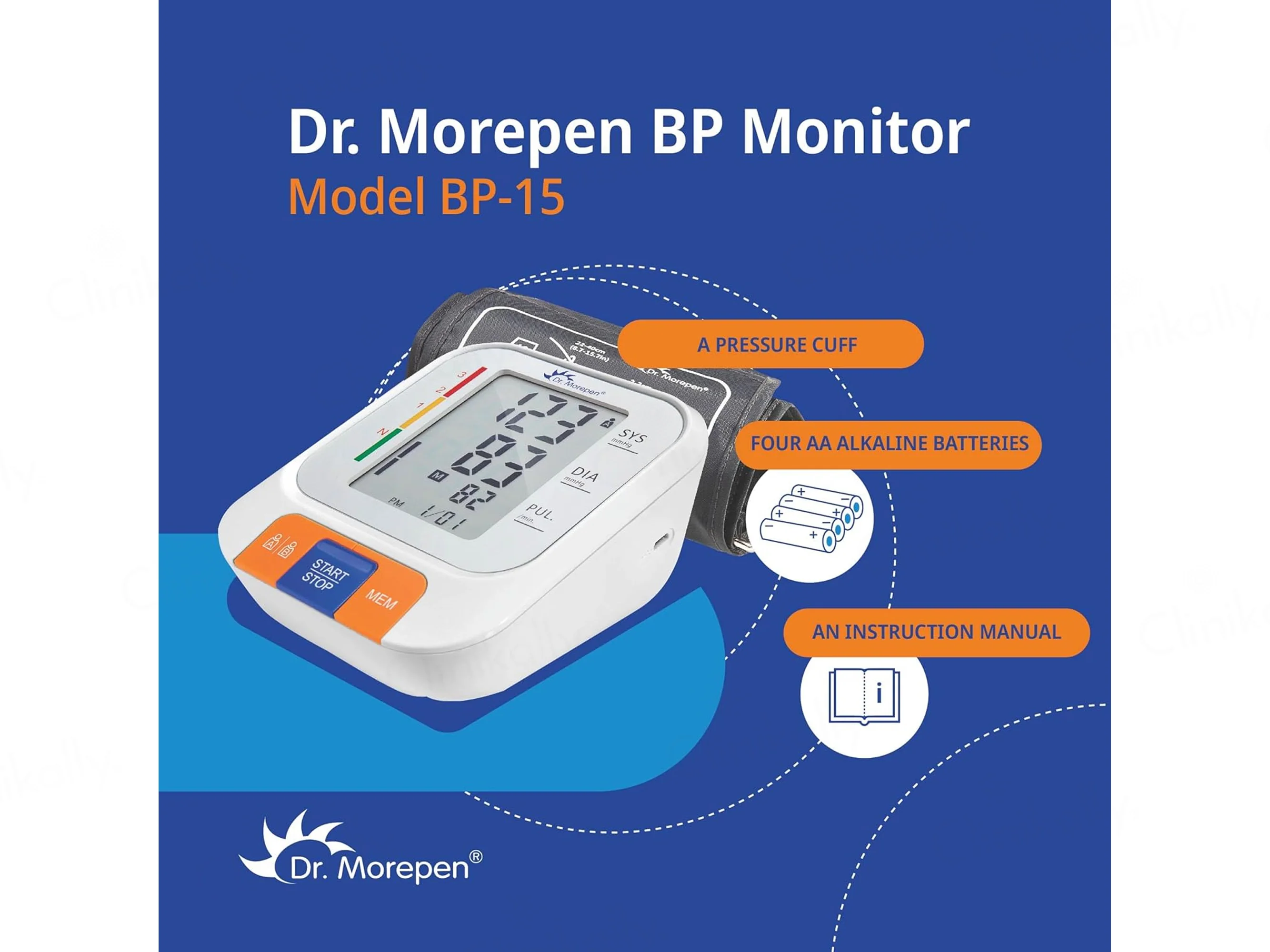 Dr. Morepen BP-15 Blood Pressure Monitor - Image 5