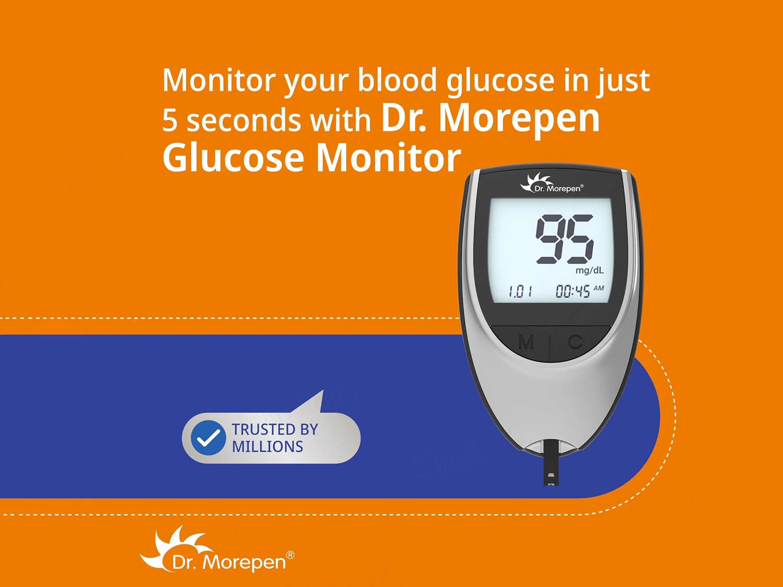 Dr. Morepen GlucoOne BG-03 Blood Glucose Monitoring System (Meter Only) - Image 5
