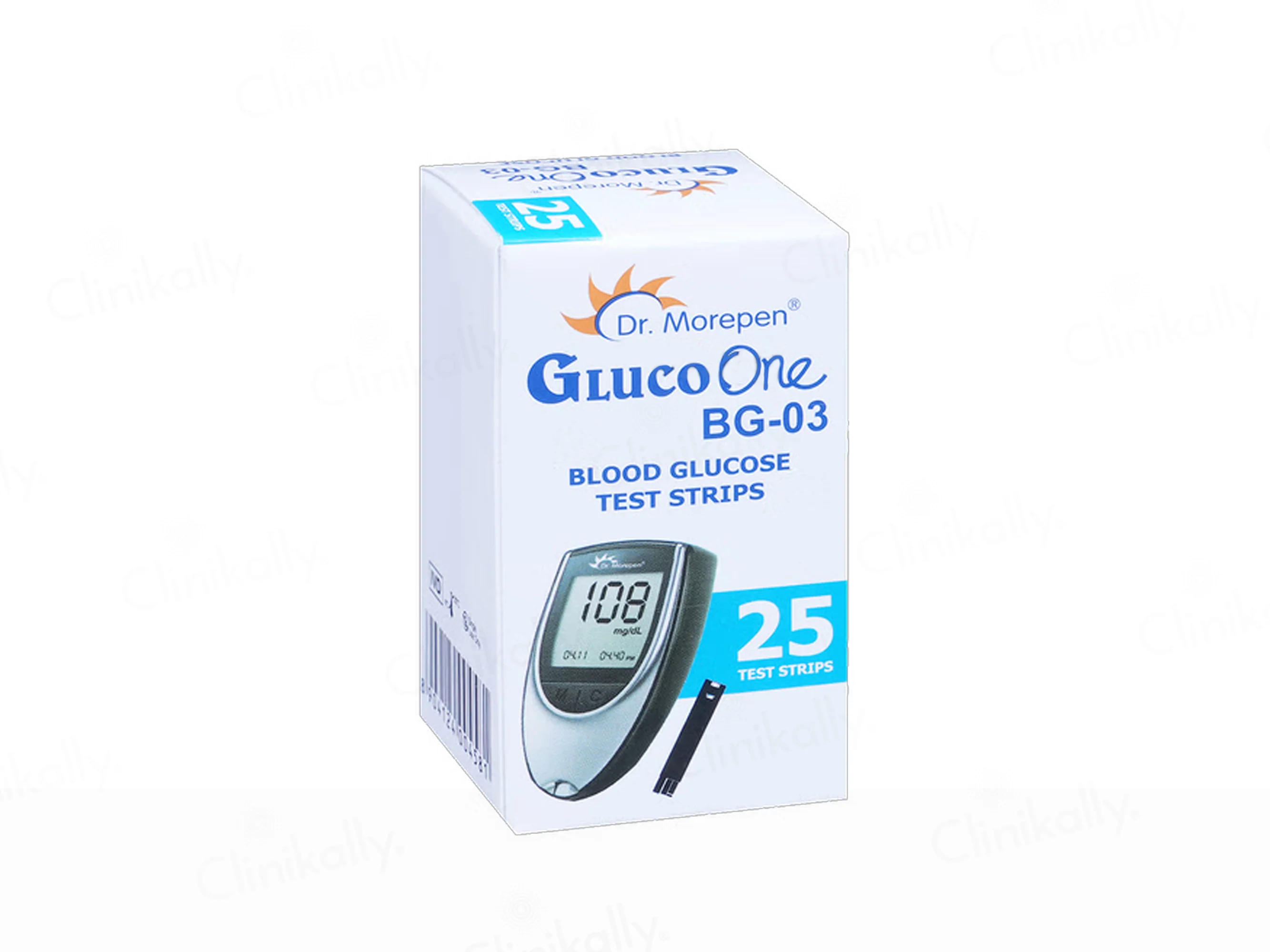 Dr. Morepen GlucoOne BG-03 Blood Glucose Test Strip (Strips Only) - Image 3