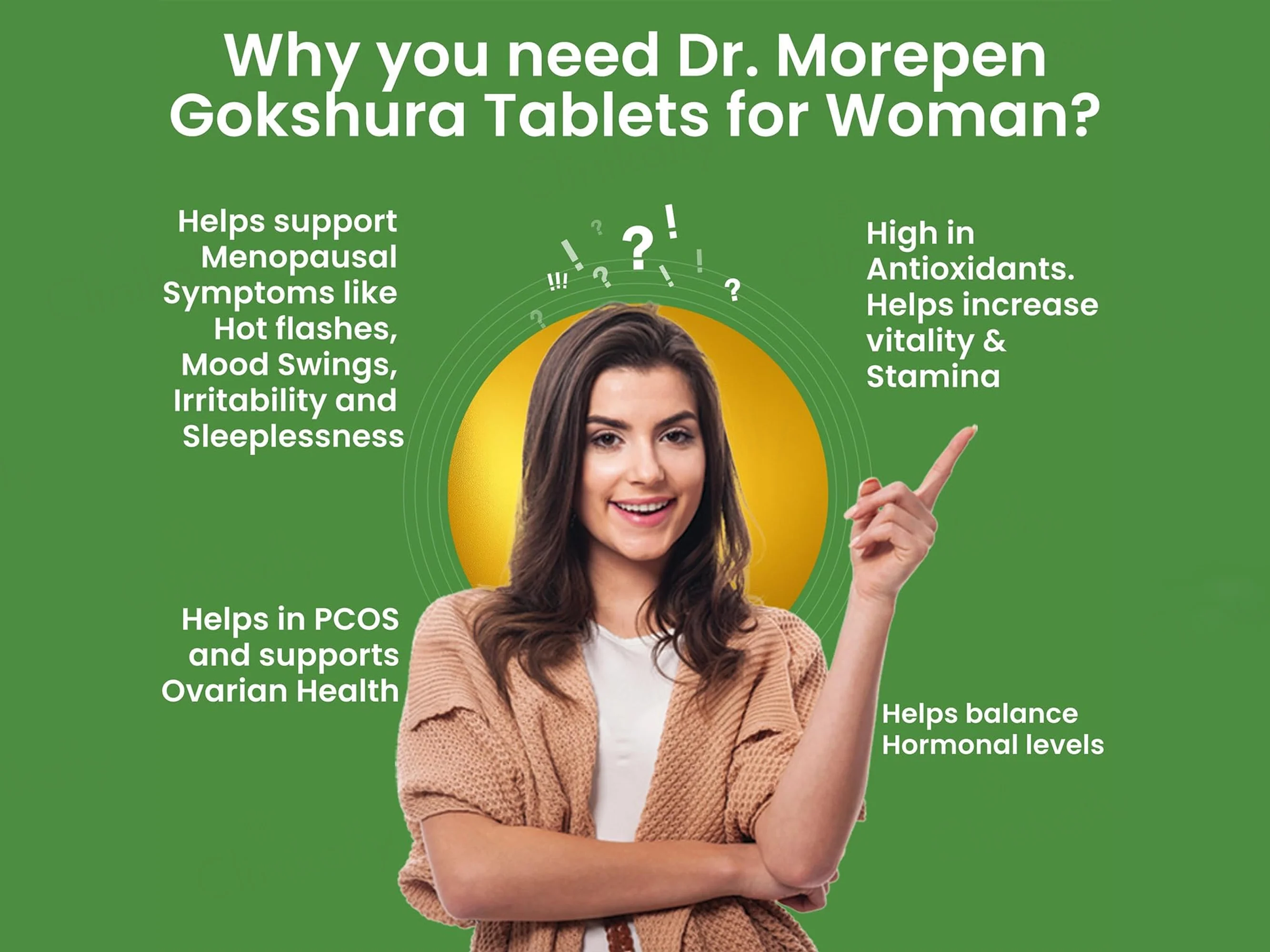 Dr. Morepen Gokshura Tribulus Terrestris 1000mg Tablet - Image 3