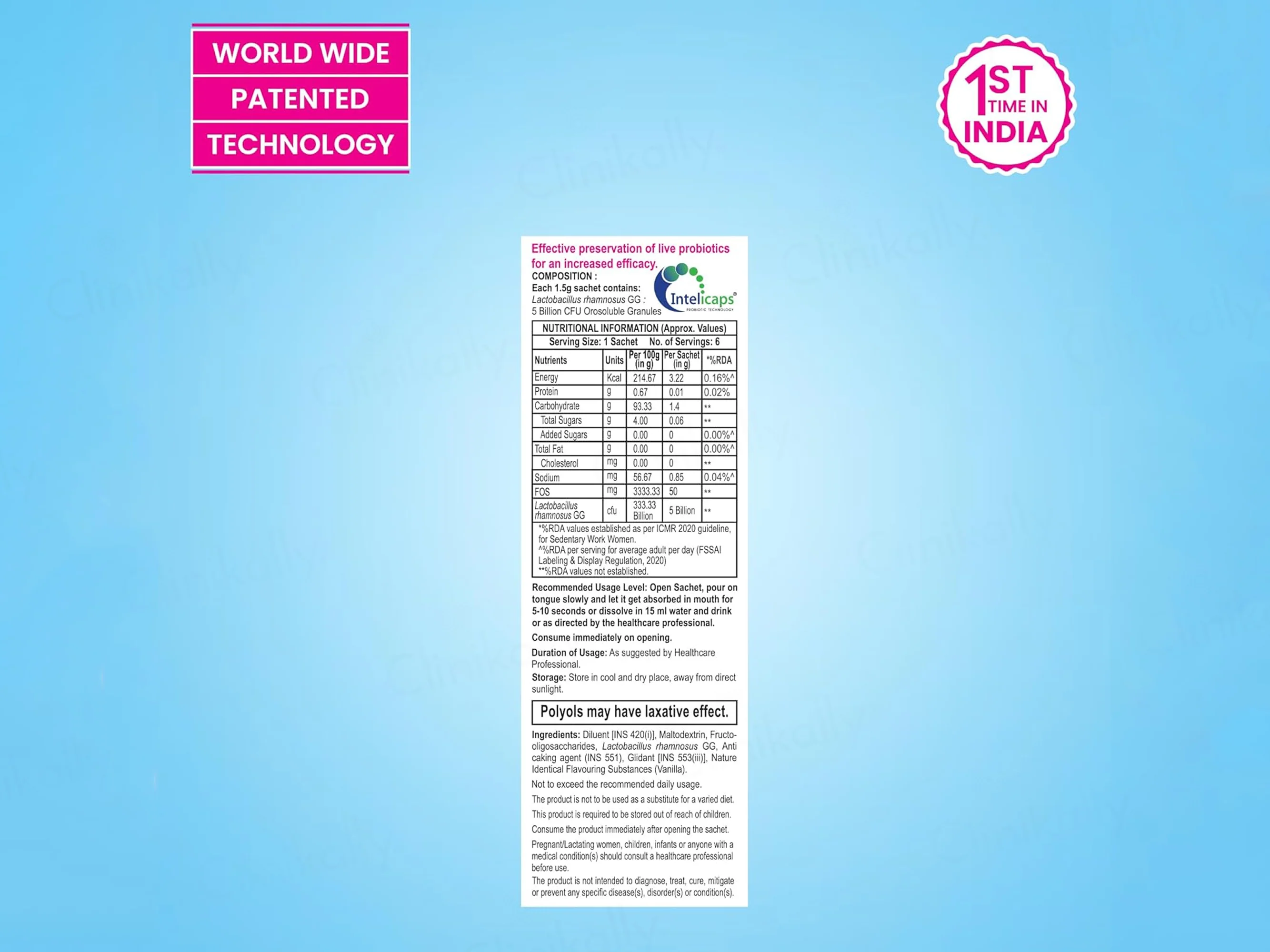Dr. Morepen Intebact Insta 5 Billion CFU Orosoluble Granules - Delicious Vanilla Flavour - Image 7