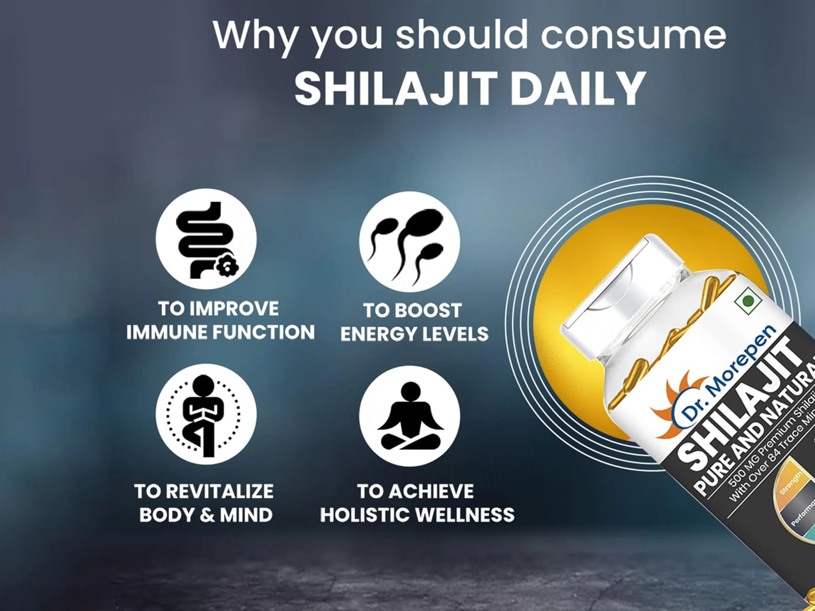 Dr. Morepen Shilajit Pure And Natural Capsule - Image 2