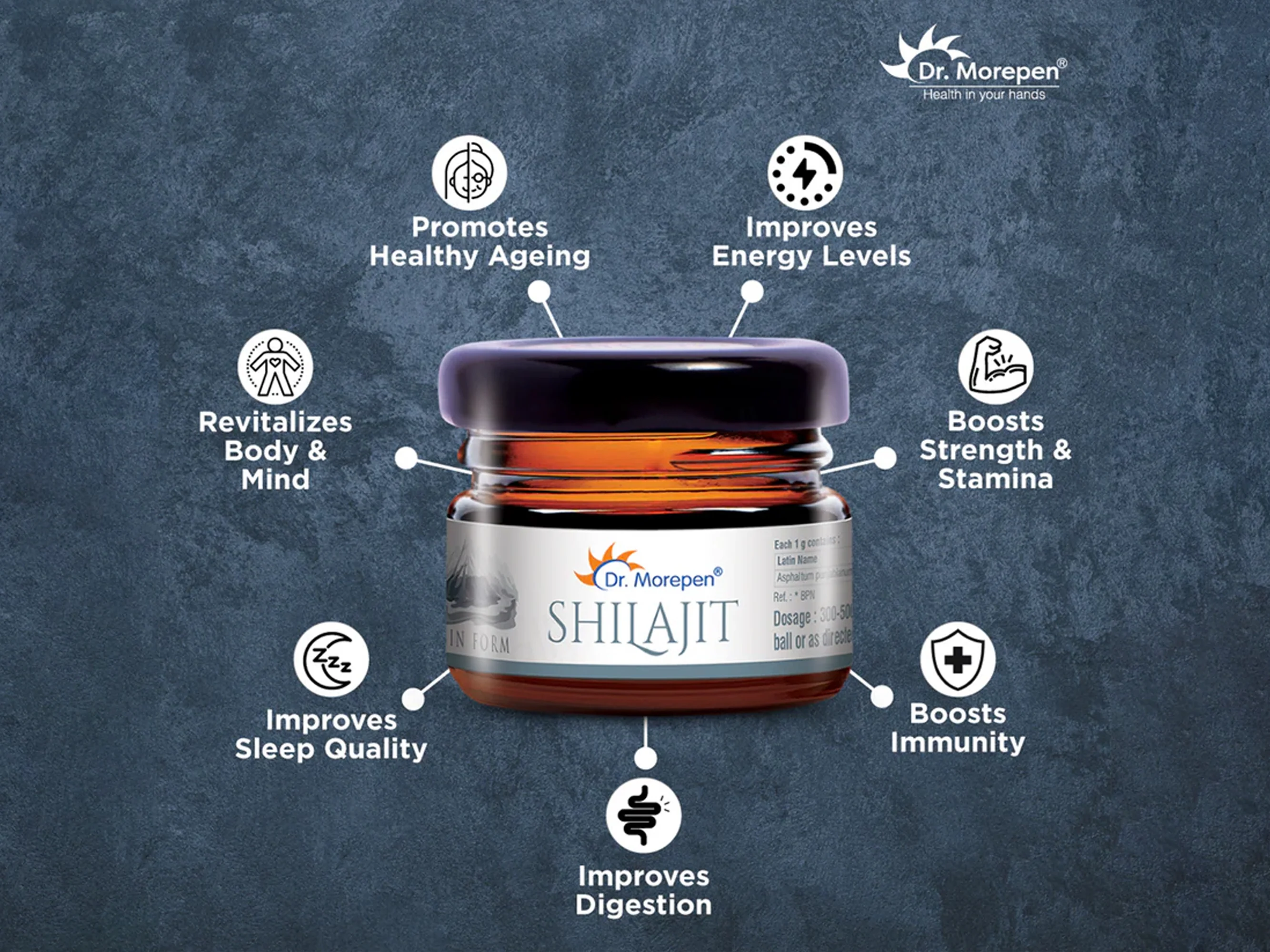 Dr. Morepen Shilajit Pure And Natural Resin Form - Image 2