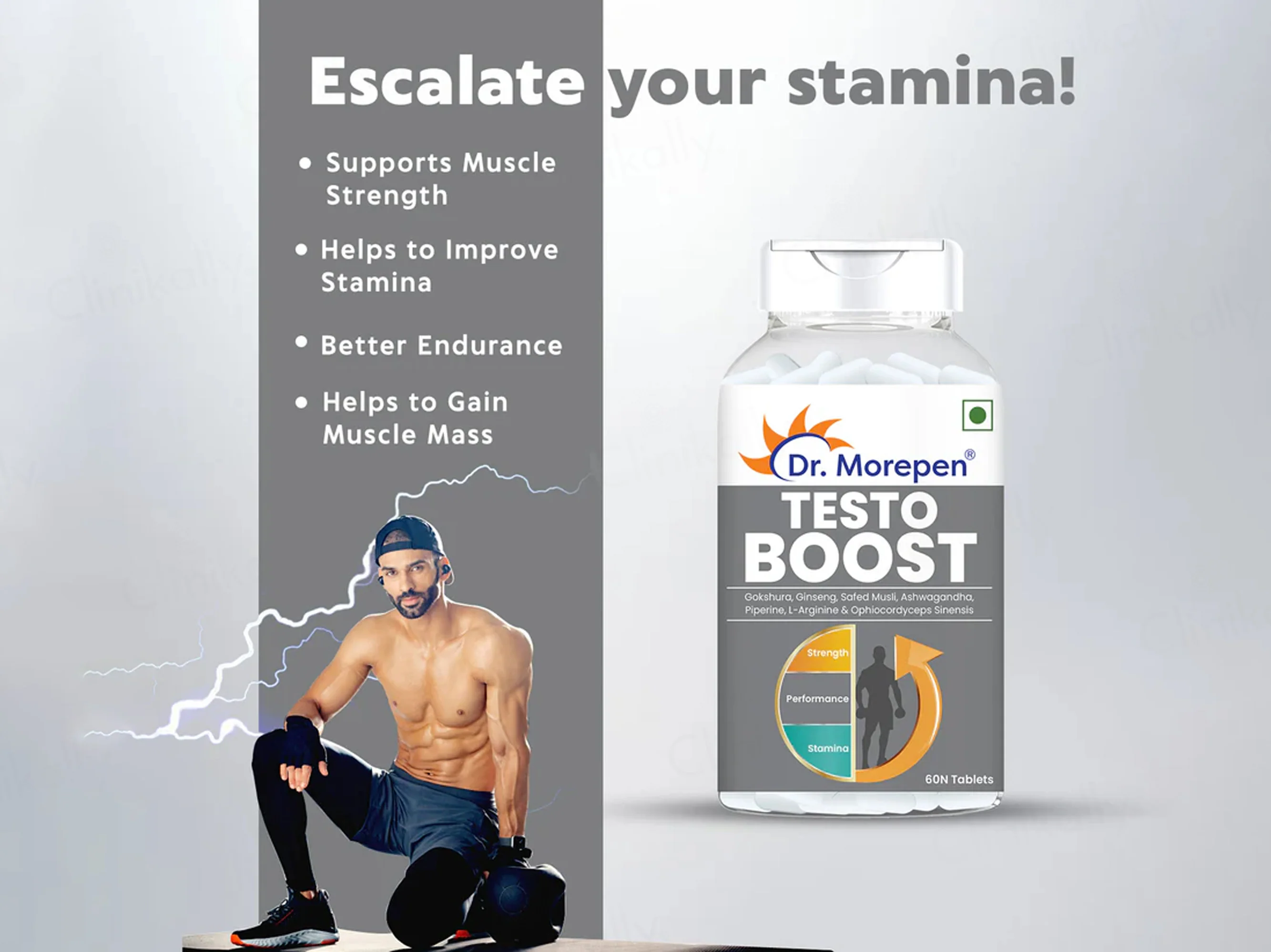 Dr. Morepen Testo Boost Nutraceutical Tablet - Image 2